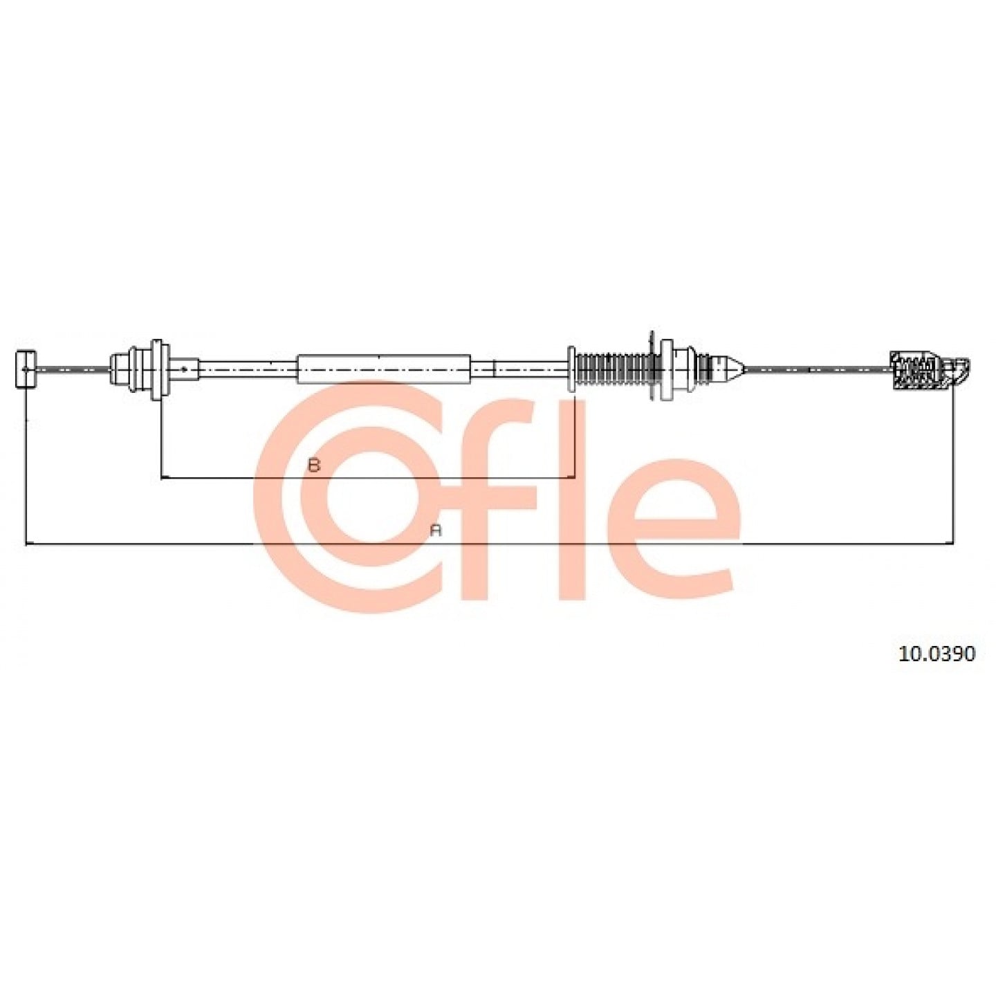 Cable del acelerador COFLE 92.10.0390