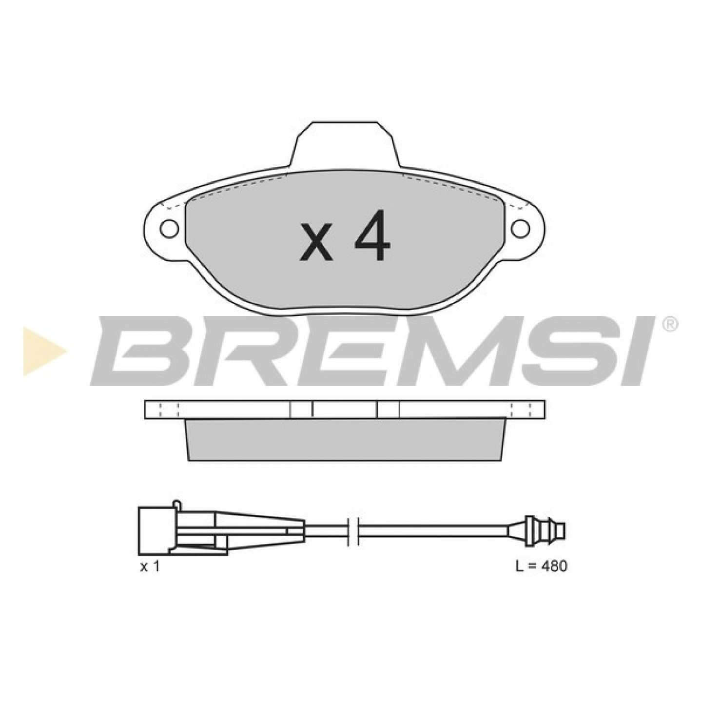 Bremseklodser BREMSI BP2626