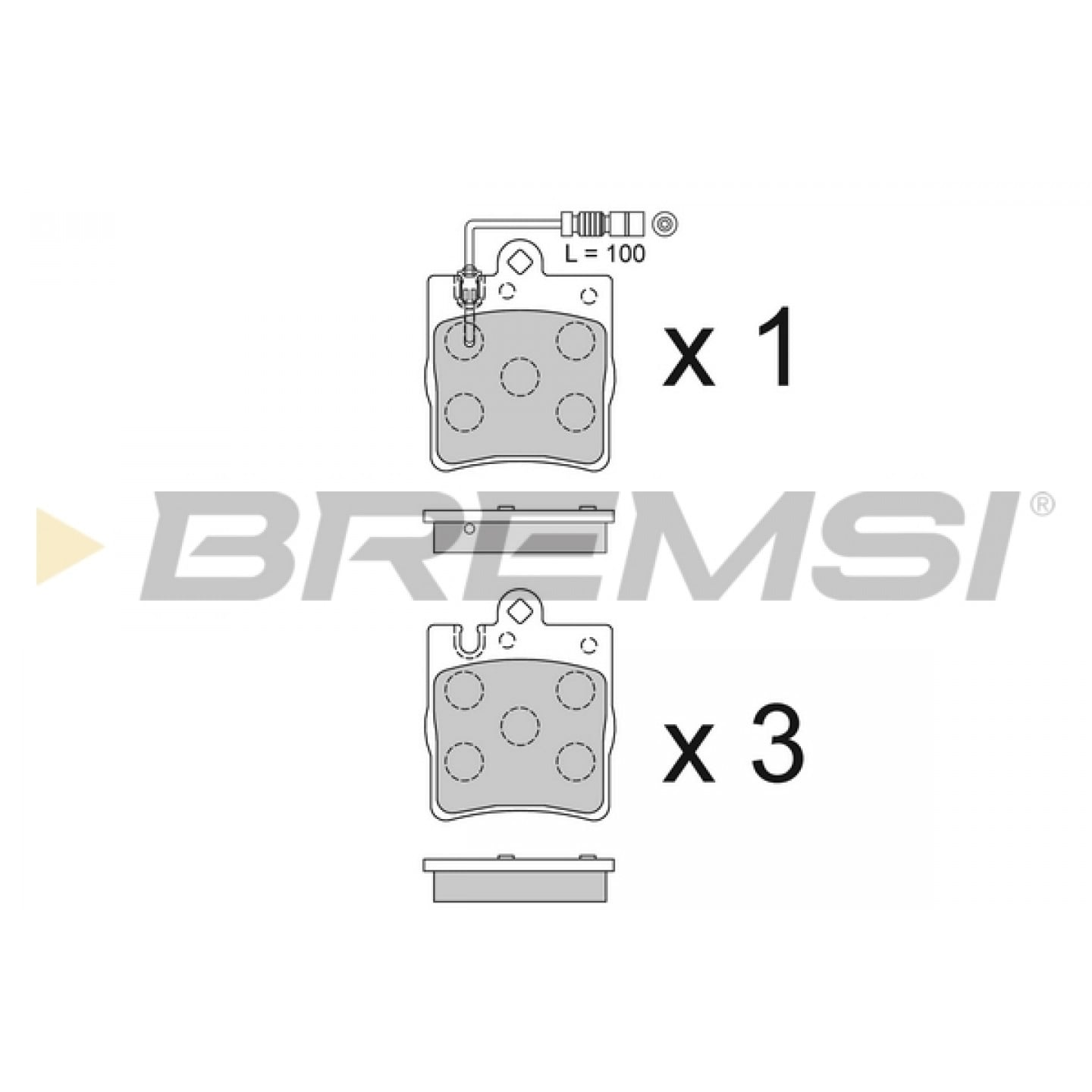 Bremseklodser BREMSI BP2936
