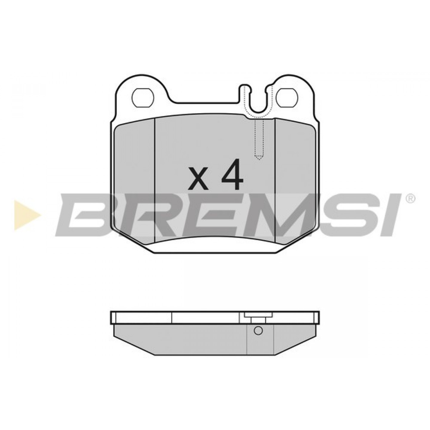 Kit pastiglie freno, Freno a disco BREMSI BP3177