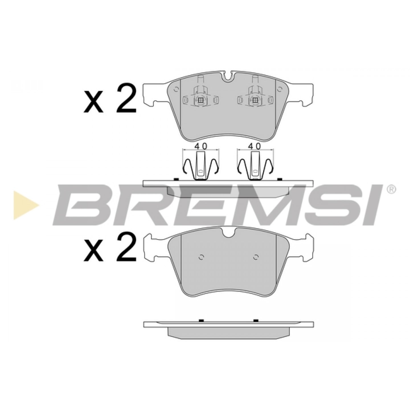 Juego de pastillas BREMSI BP3590
