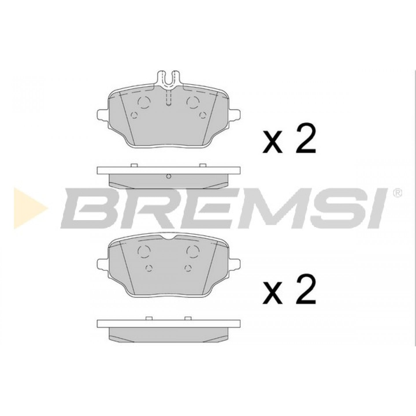 Juego de pastillas BREMSI BP3879