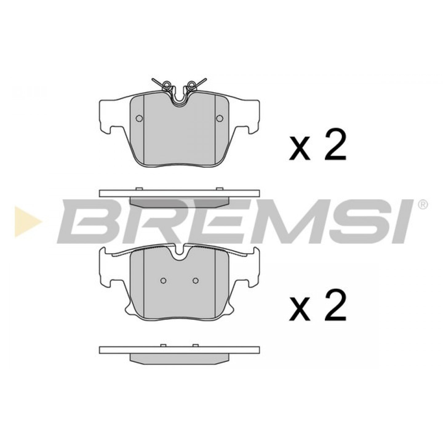 Kit pastiglie freno, Freno a disco BREMSI BP4000