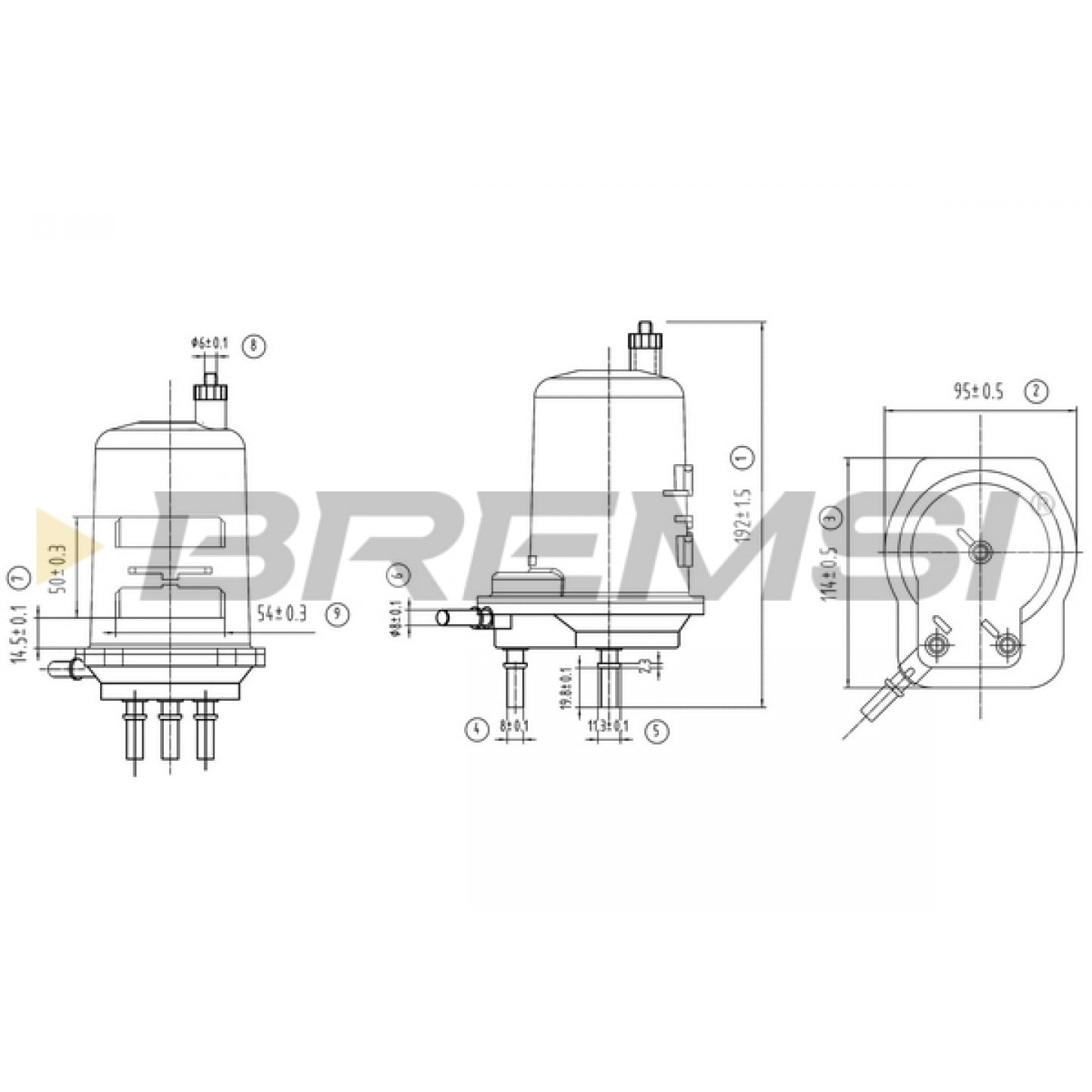 Brændstof-filter BREMSI FE0060