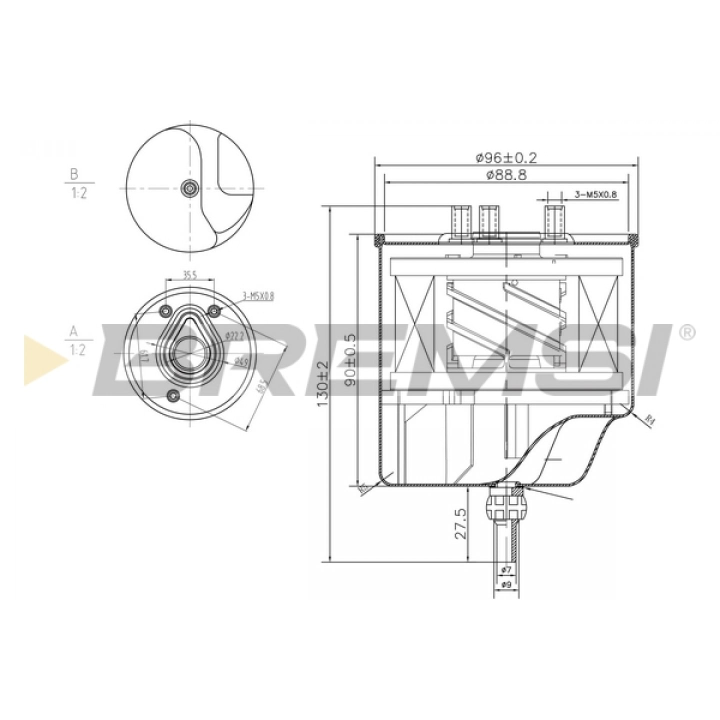 Filtro carburante BREMSI FE0156