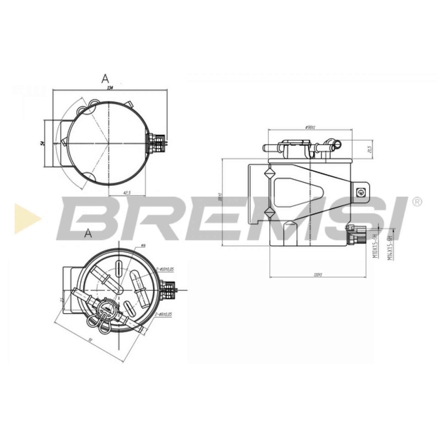 Brændstof-filter BREMSI FE0388