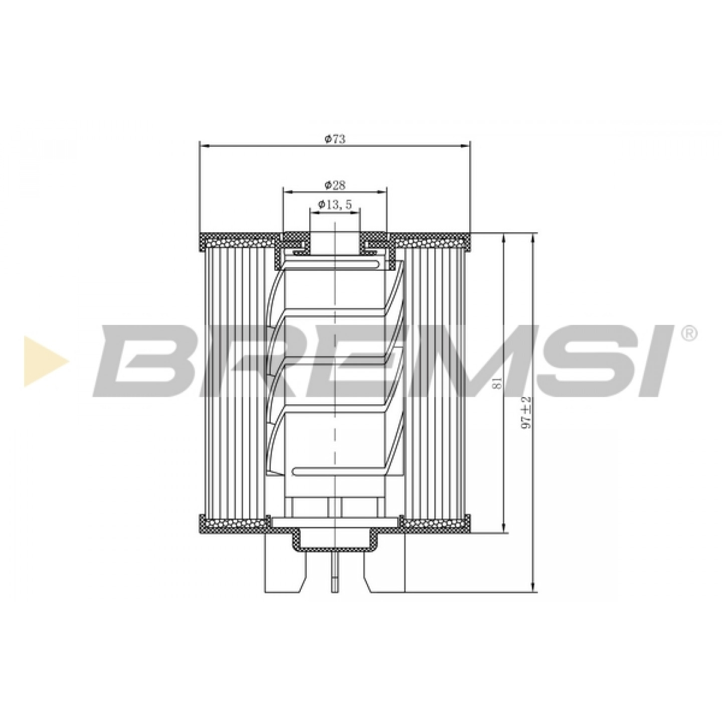 Filtro combustible BREMSI FE0775