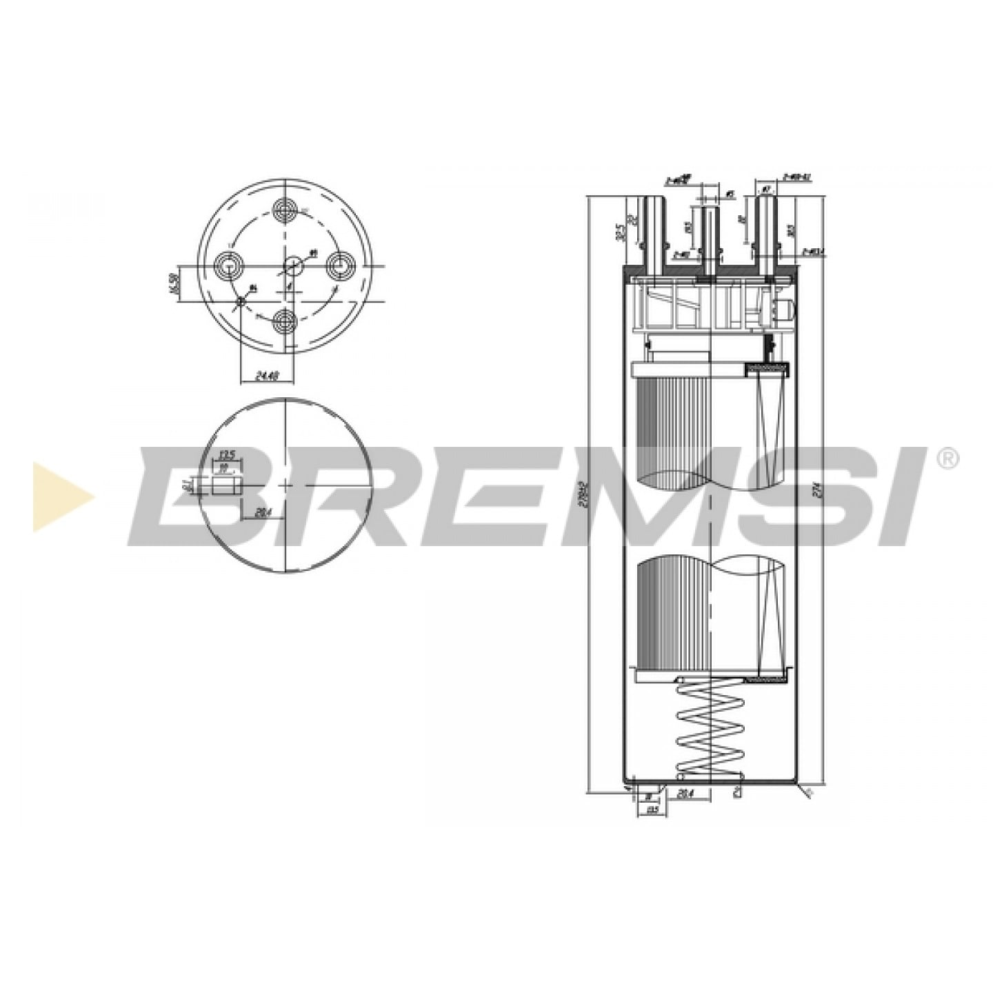 Filtro combustible BREMSI FE0779