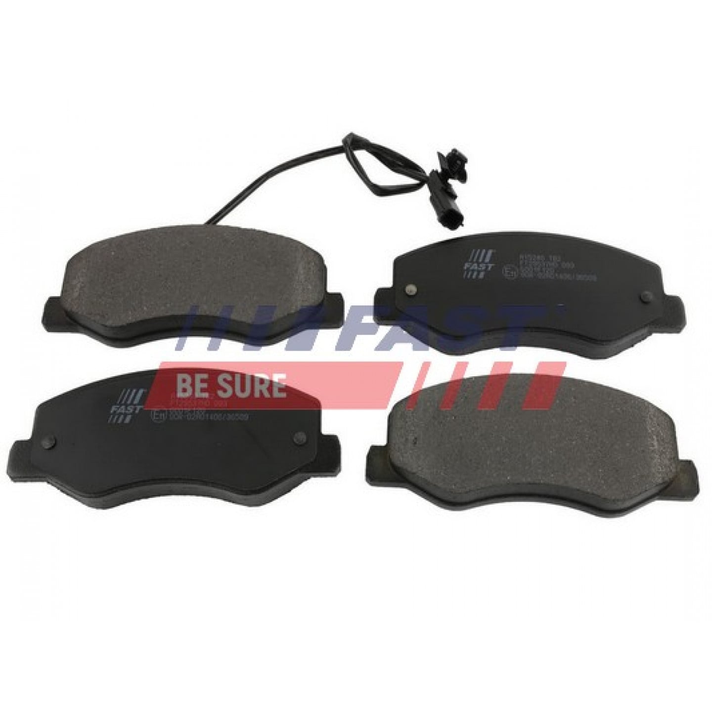 Kit de plaquettes de frein, frein à disque FAST FT29537HD
