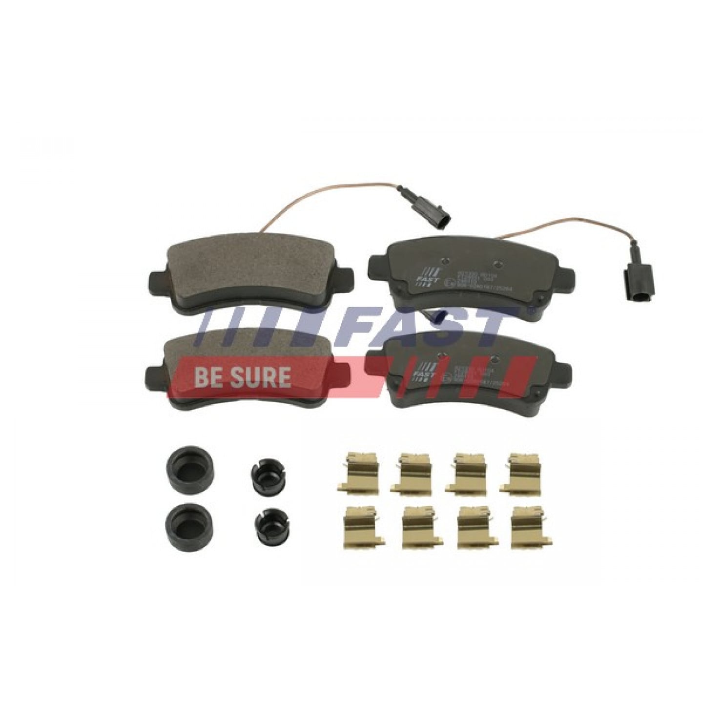 Kit de plaquettes de frein, frein à disque FAST FT29551