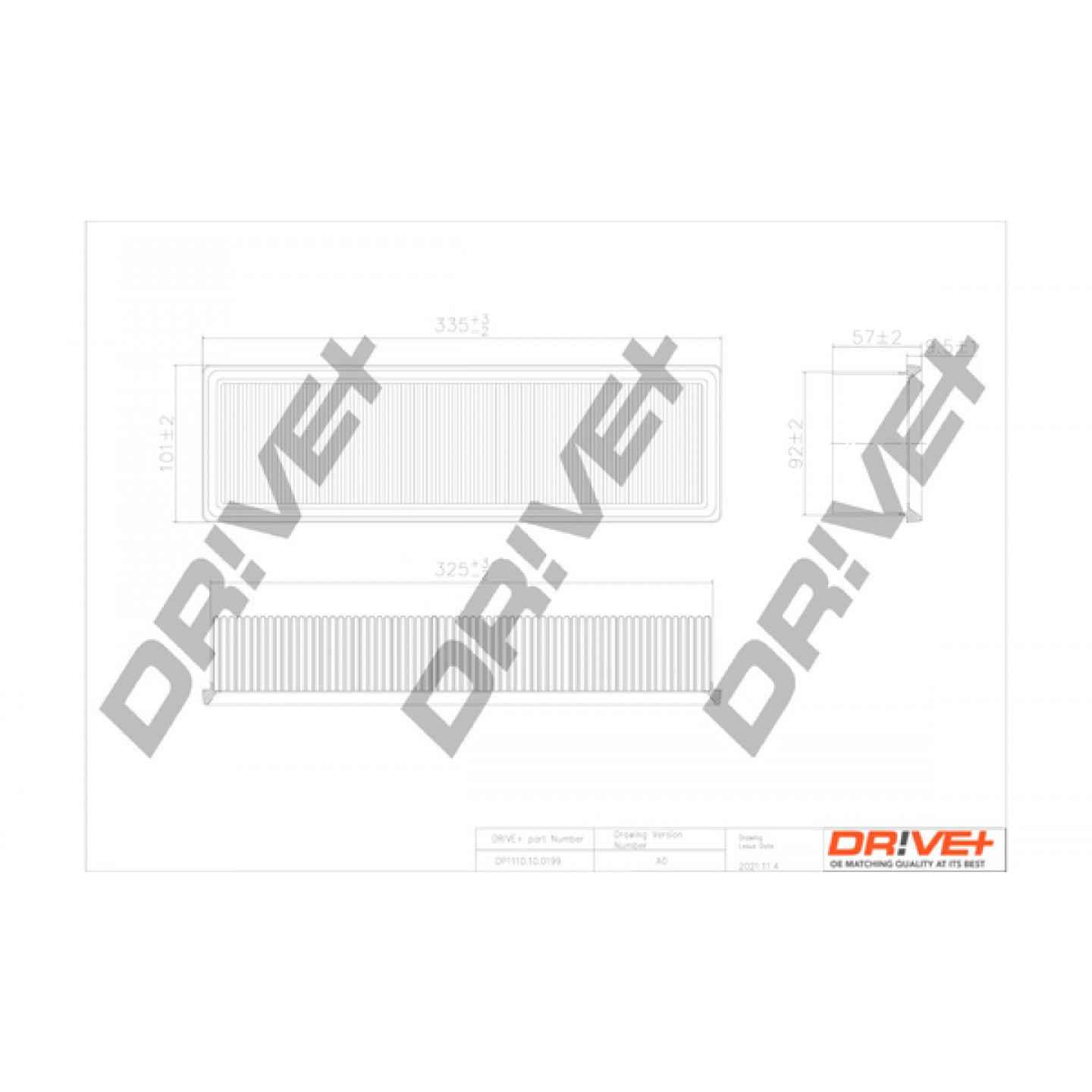Luchtfilter Dr!ve+ DP1110.10.0199