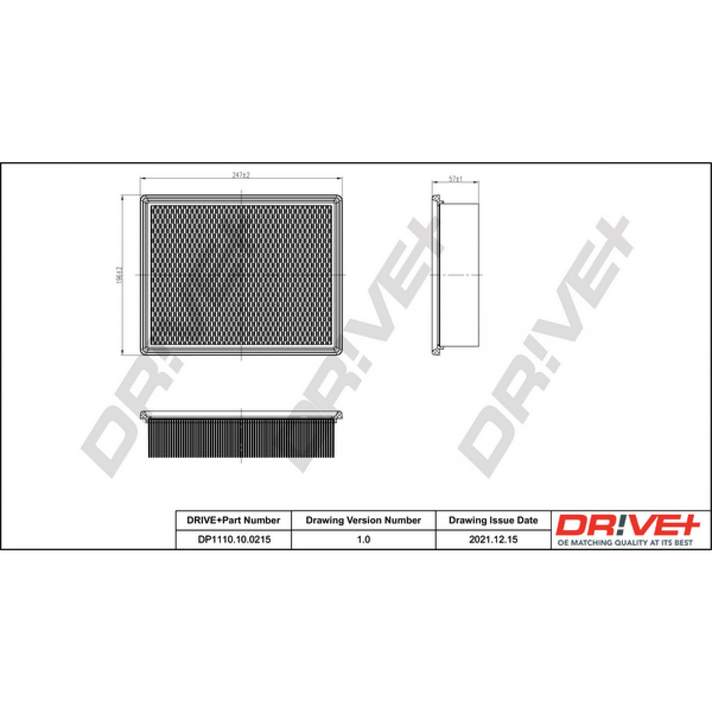 Luchtfilter Dr!ve+ DP1110.10.0215