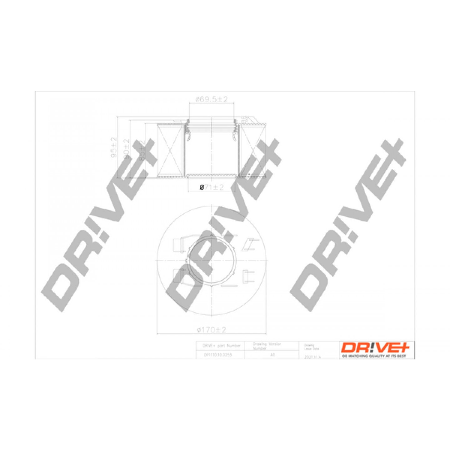Luchtfilter Dr!ve+ DP1110.10.0253