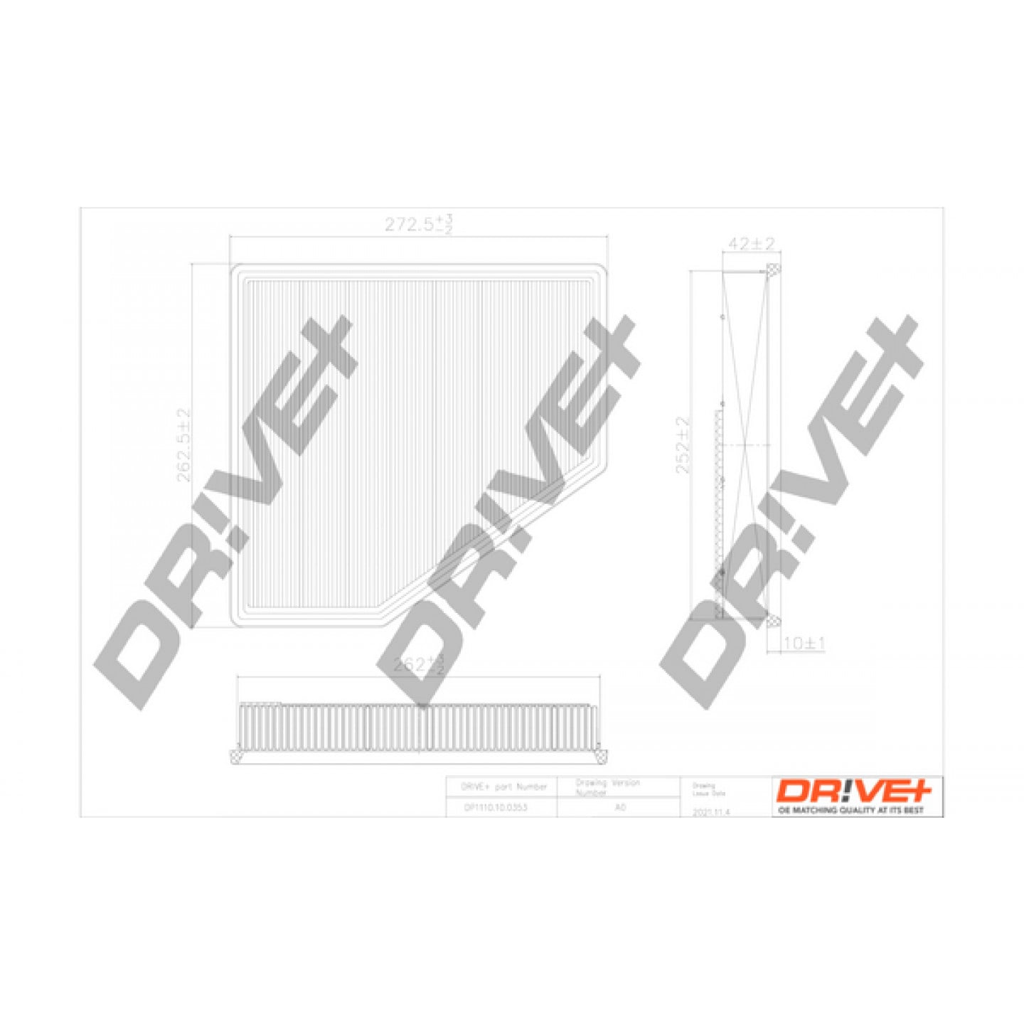 Luchtfilter Dr!ve+ DP1110.10.0353