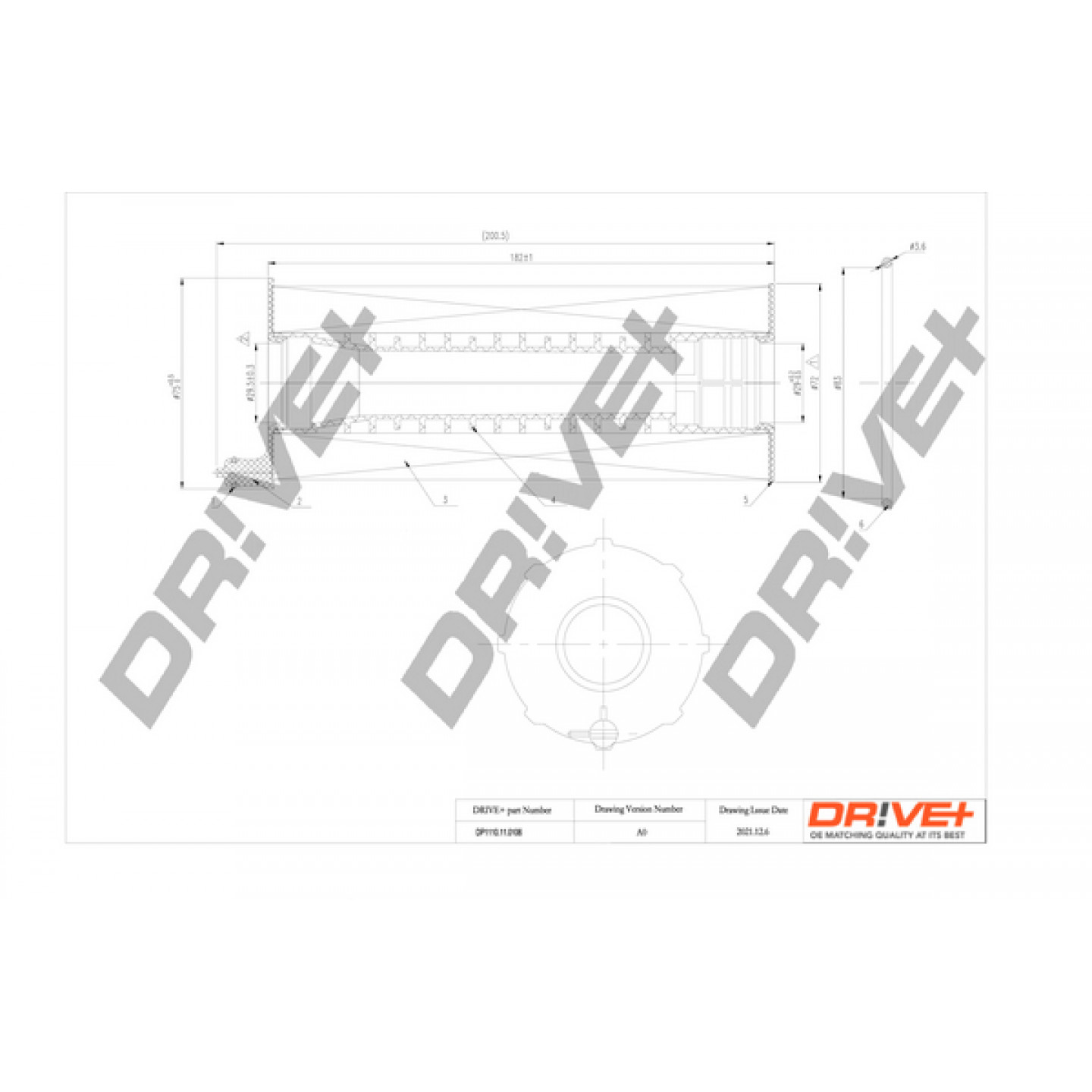 Oliefilter Dr!ve+ DP1110.11.0106