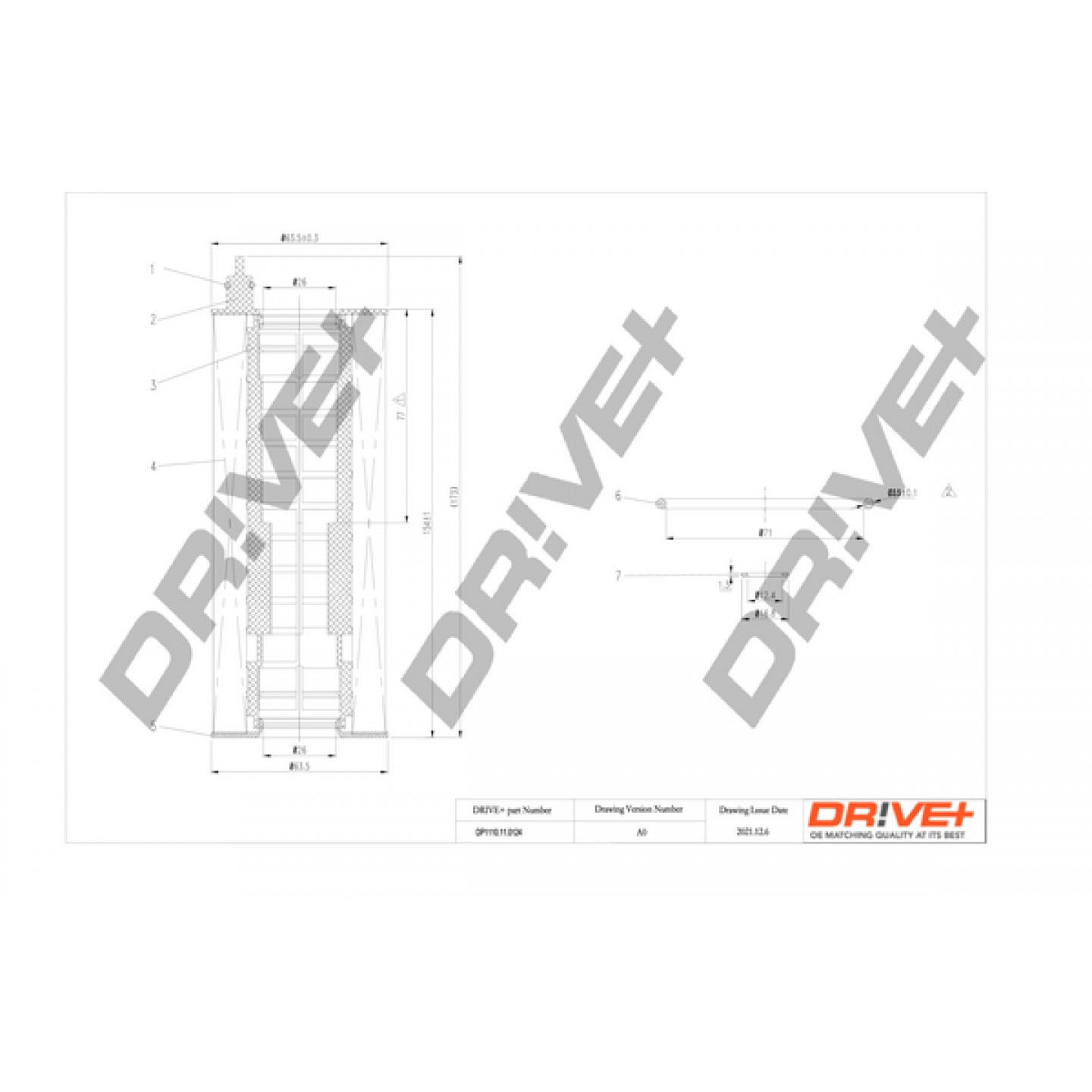 Oliefilter Dr!ve+ DP1110.11.0124