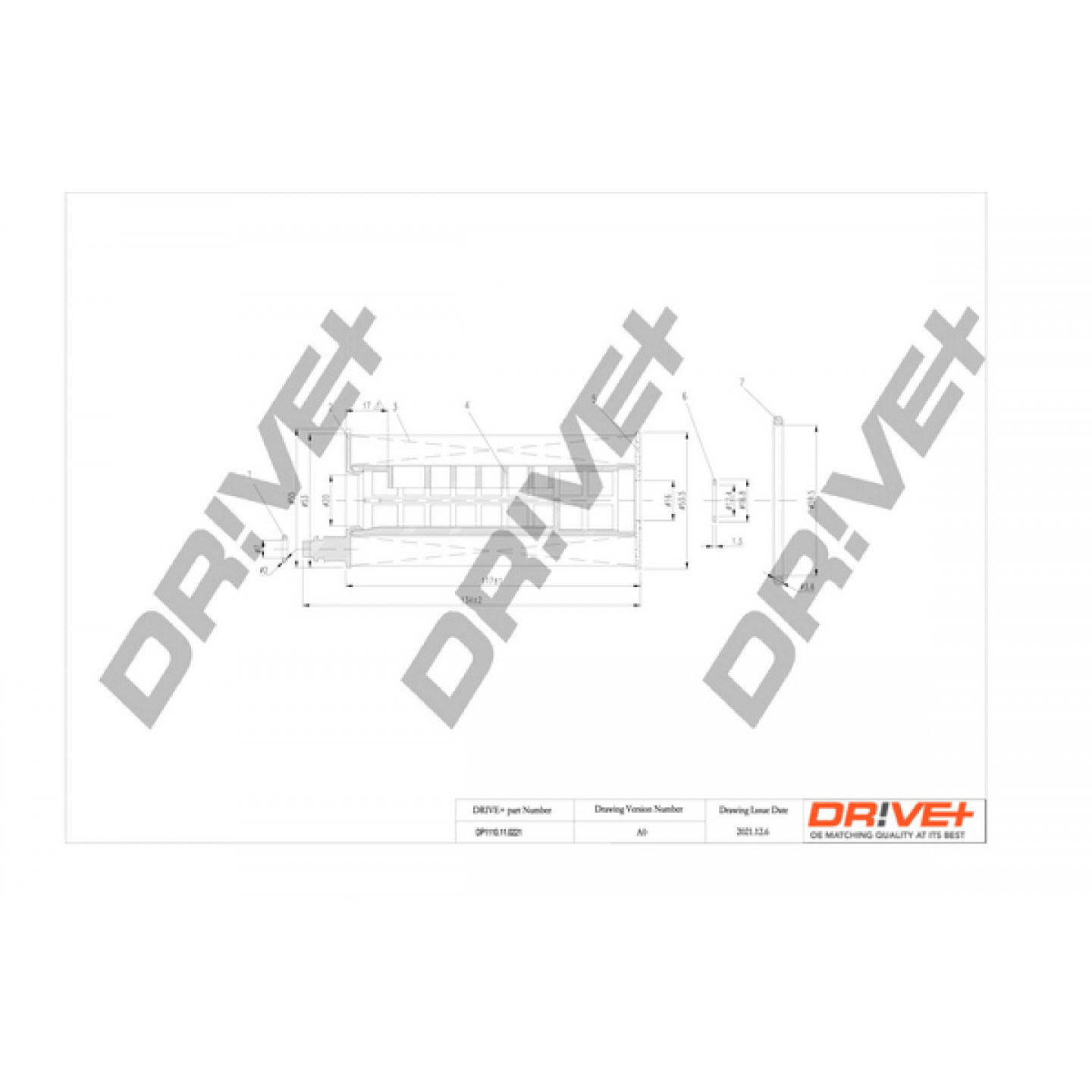 Oliefilter Dr!ve+ DP1110.11.0221