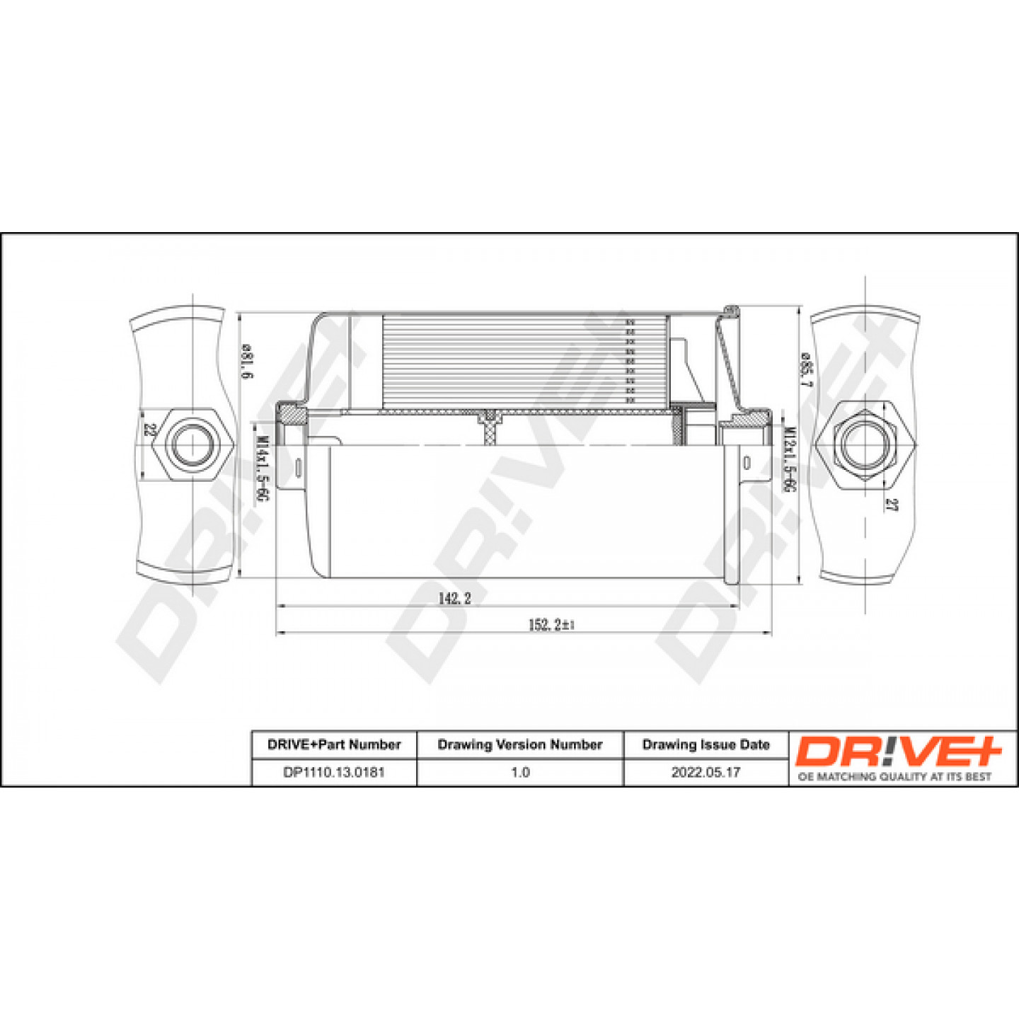 Filtro combustible Dr!ve+ DP1110.13.0181