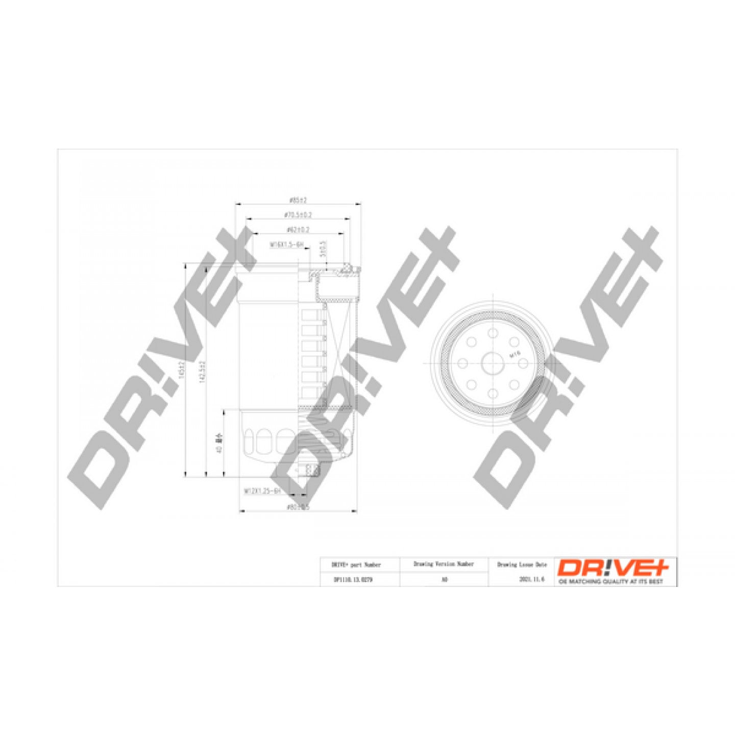 Filtro combustible Dr!ve+ DP1110.13.0279
