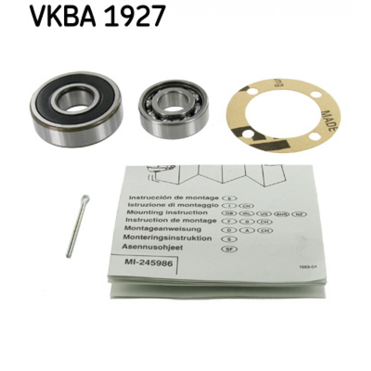 Radlagersatz SKF VKBA 1927