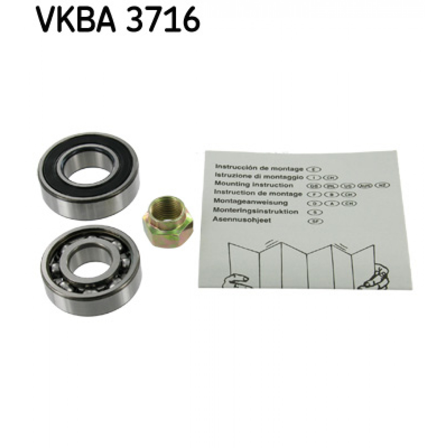 Radlagersatz SKF VKBA 3716
