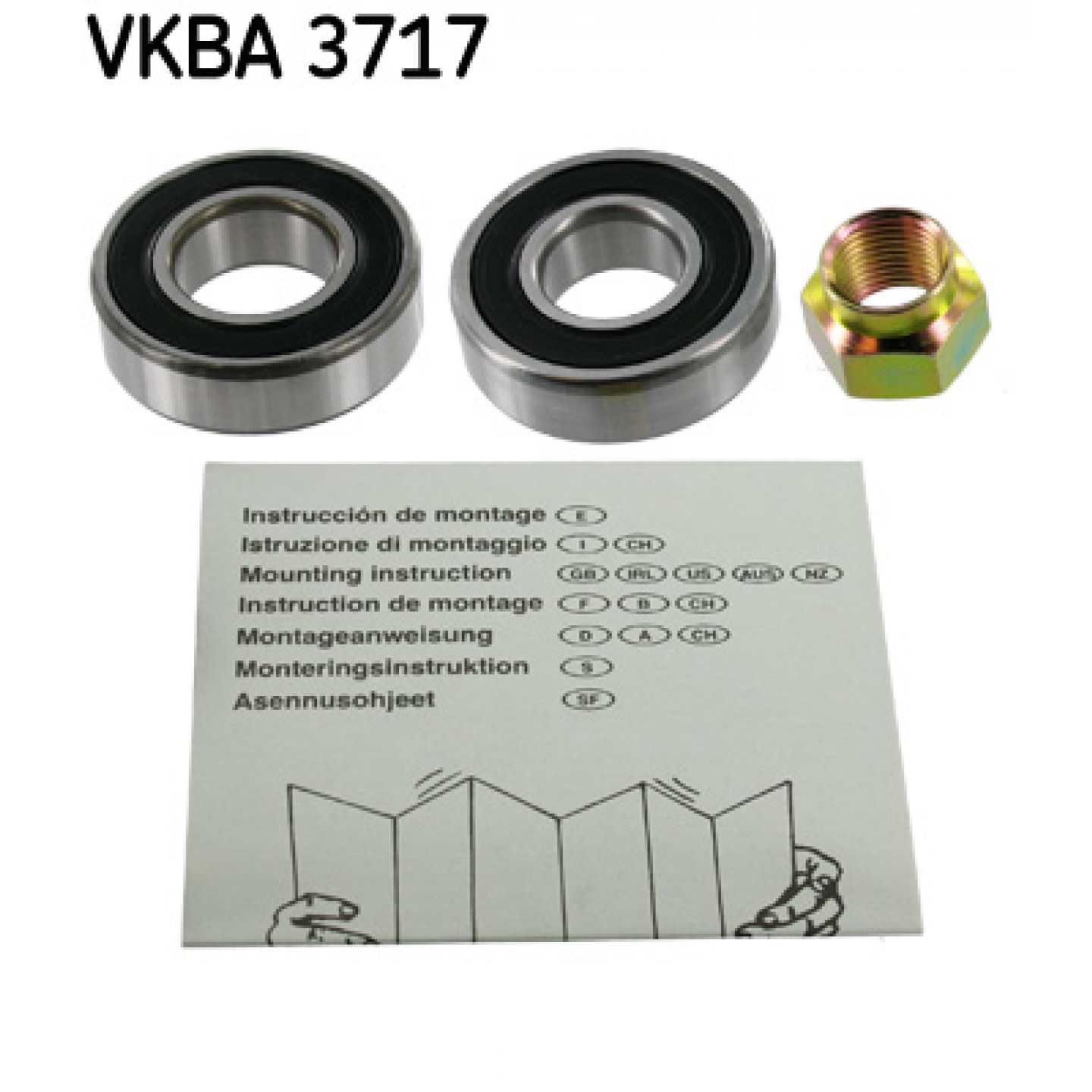Radlagersatz SKF VKBA 3717