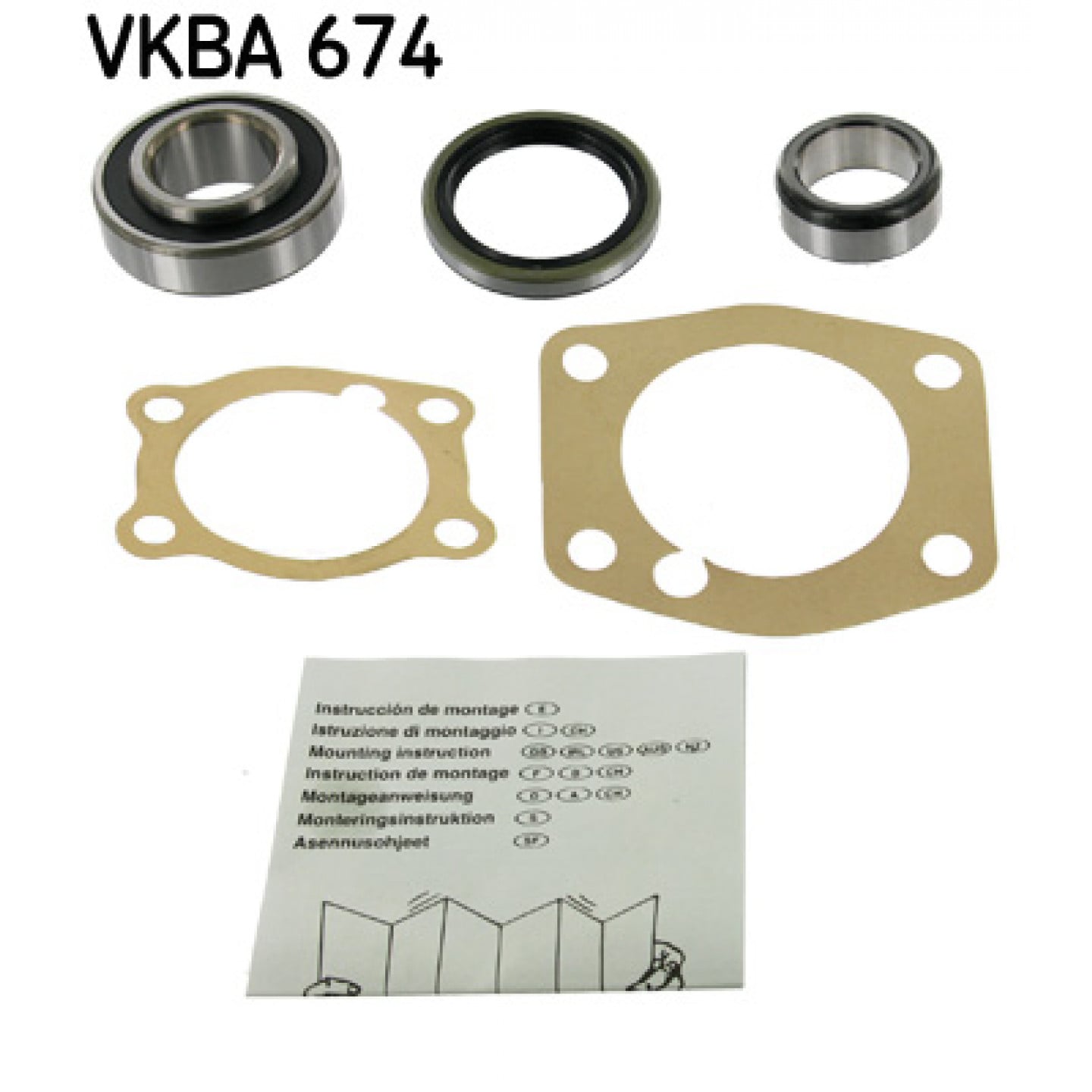 Hjullejesæt SKF VKBA 674