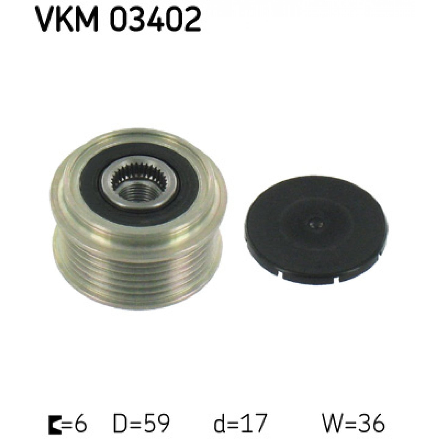 Předstihová spojka SKF VKM 03402