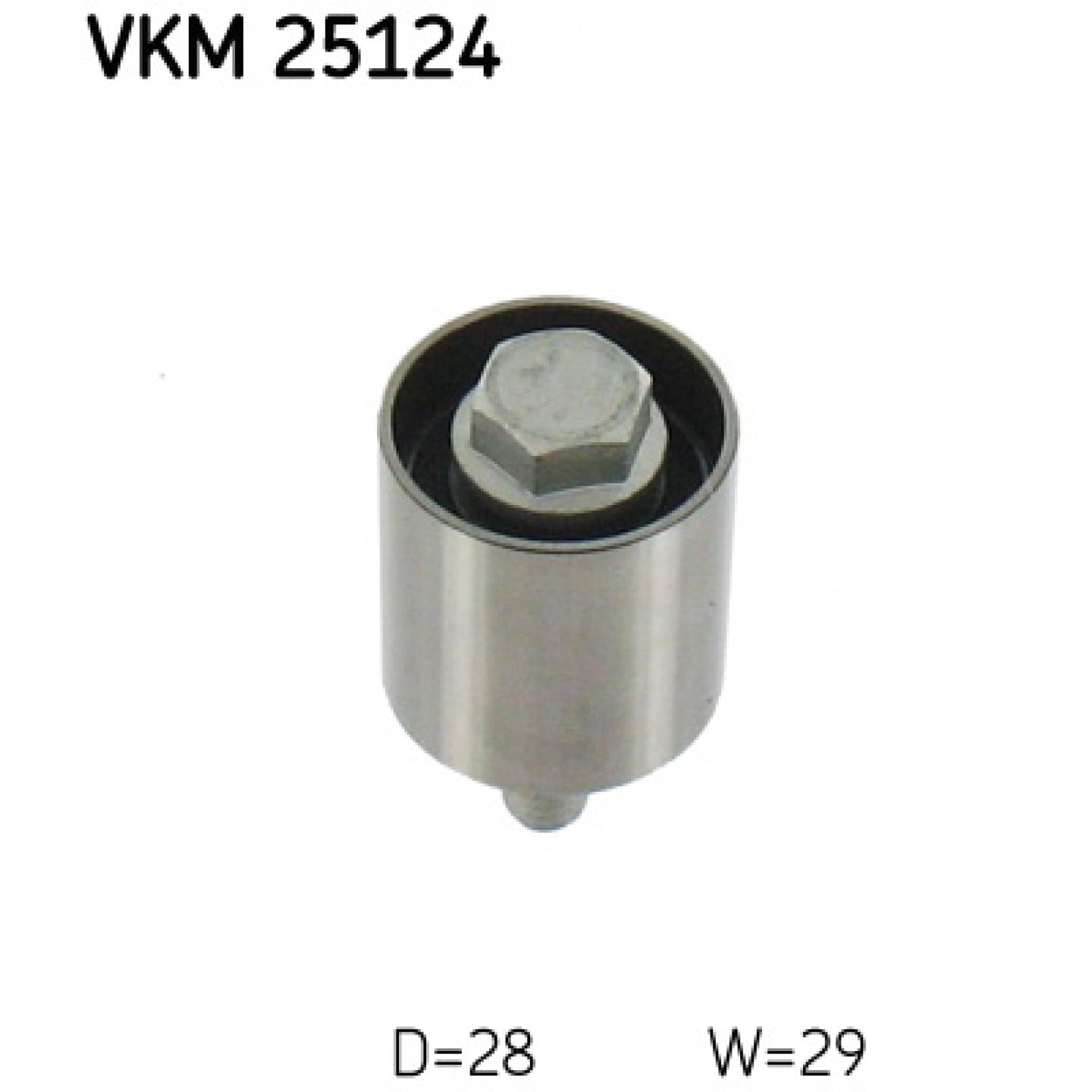 Medløberhjul, tandrem SKF VKM 25124