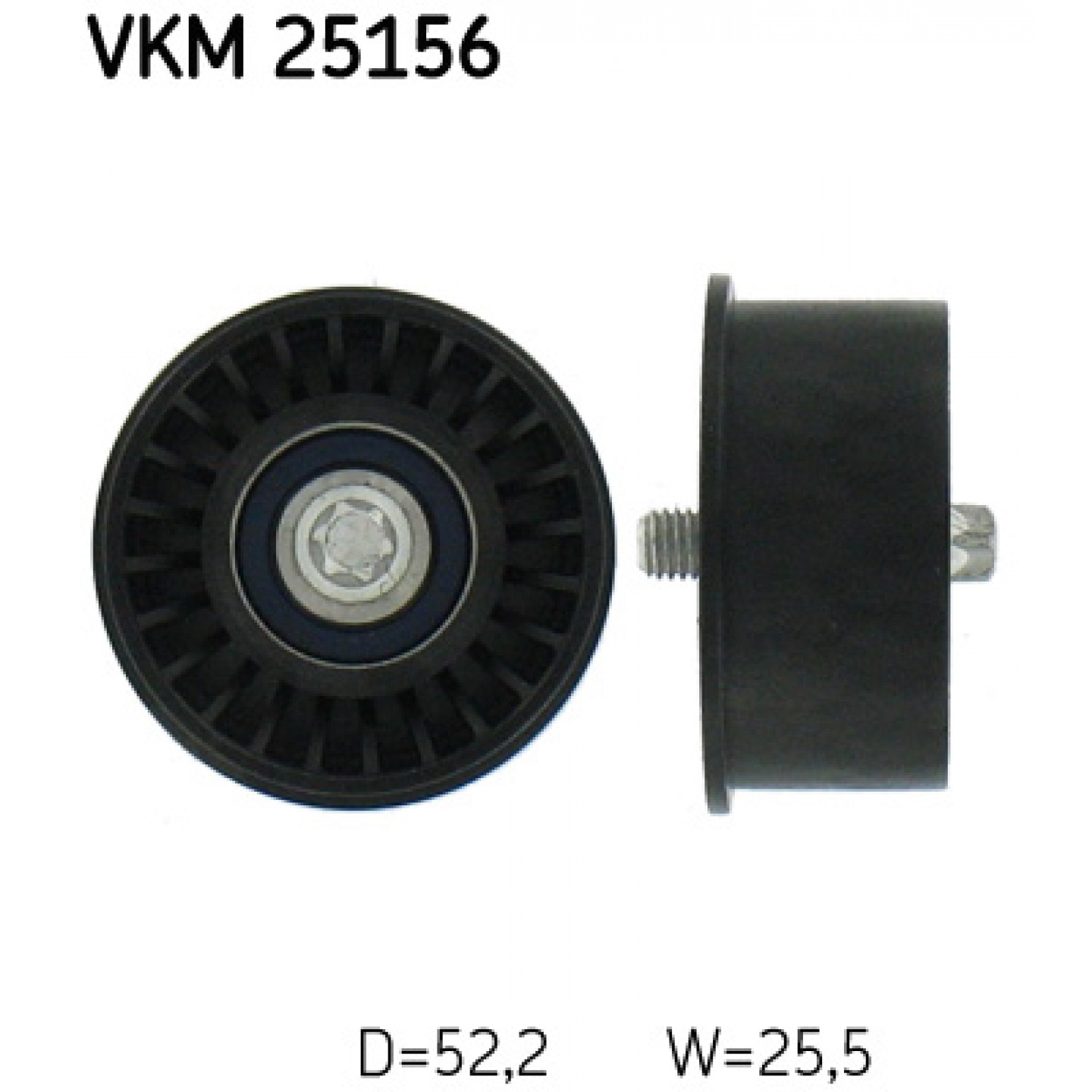Vychylující/vedoucí kladka, rozvodový řemen SKF VKM 25156