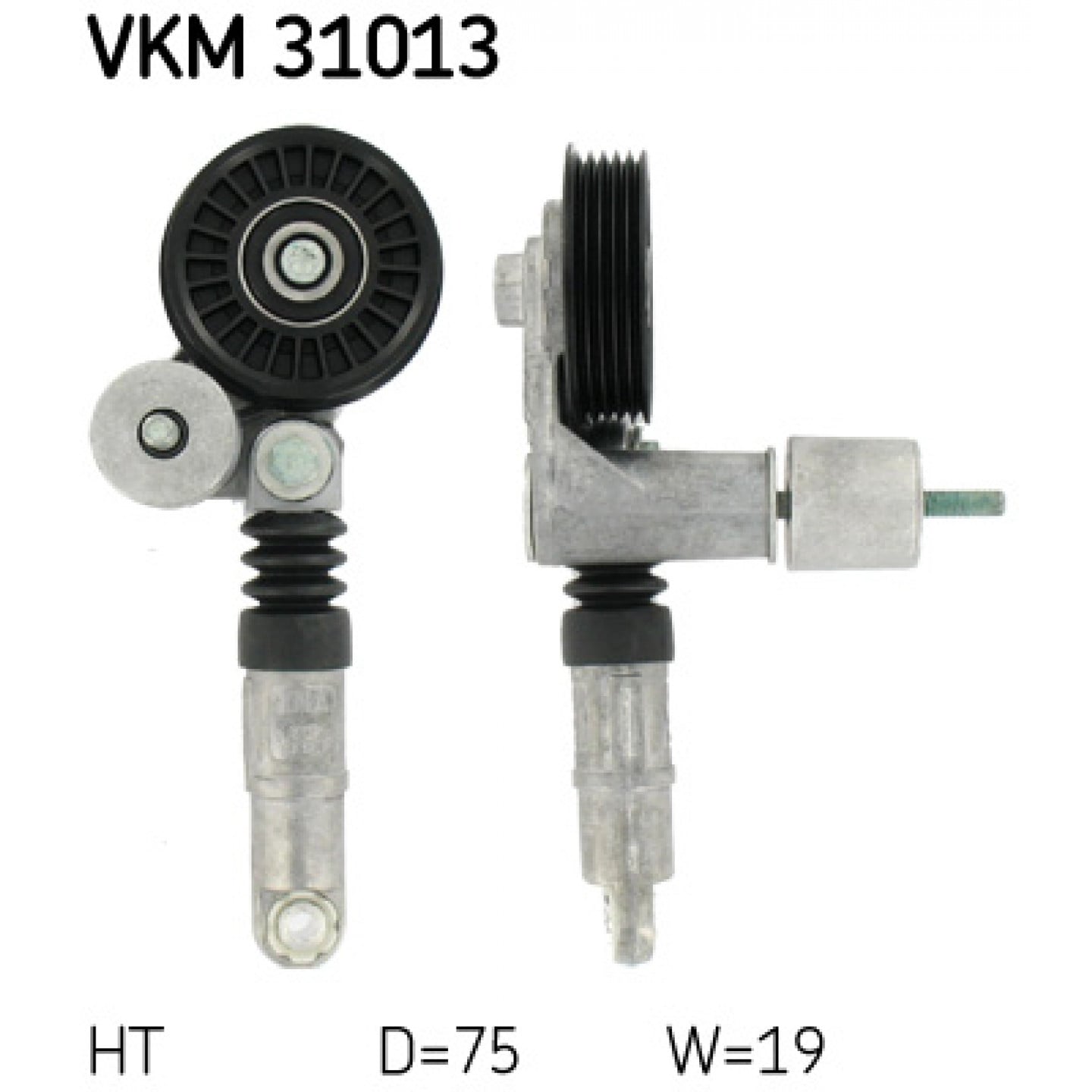 Napínací kladka, žebrovaný klínový řemen SKF VKM 31013