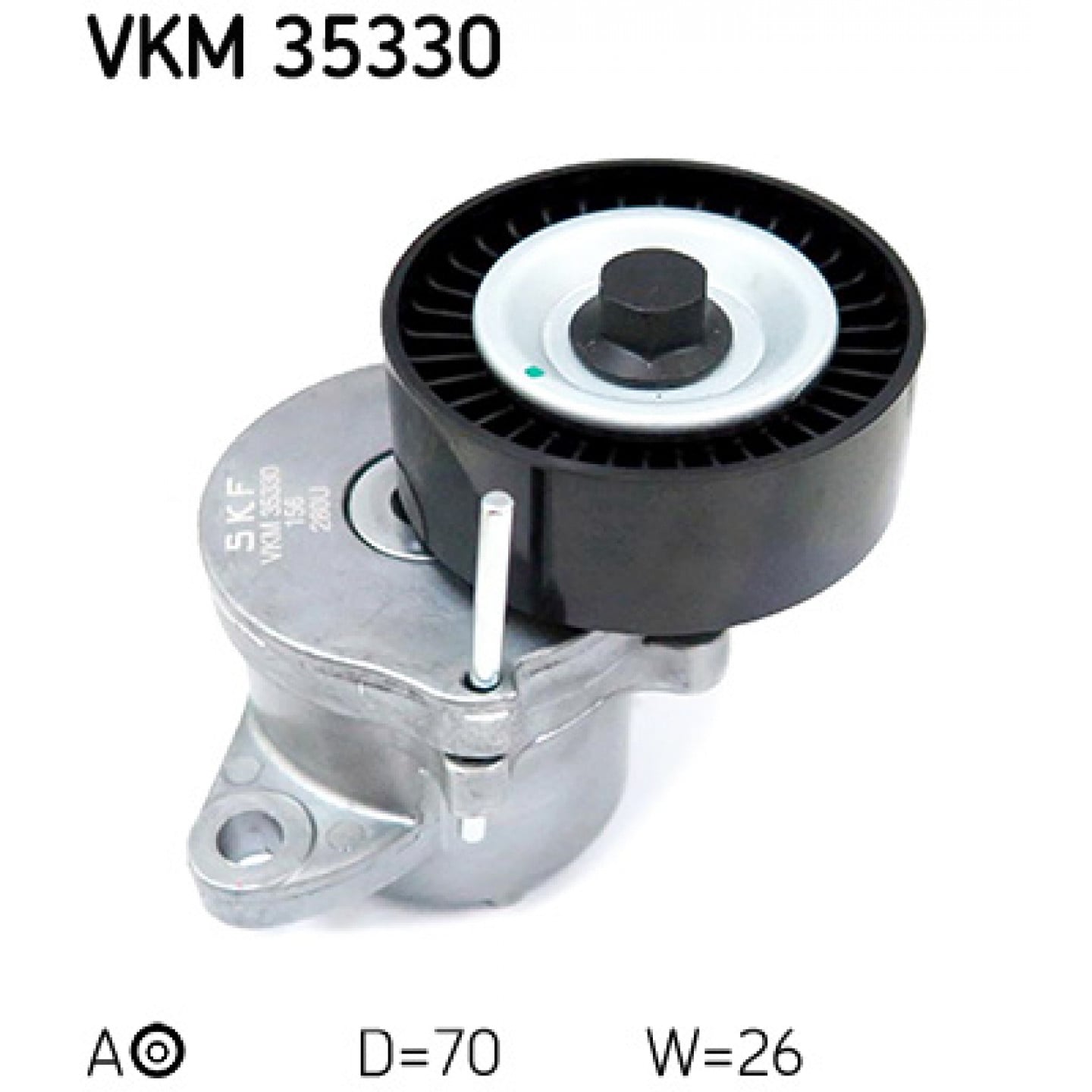 Napínací kladka, žebrovaný klínový řemen SKF VKM 35330