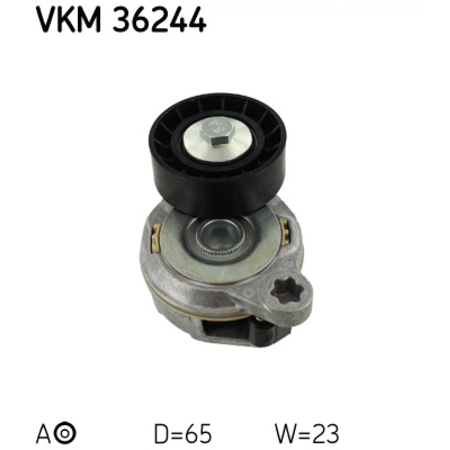 Napínací kladka, žebrovaný klínový řemen SKF VKM 36244