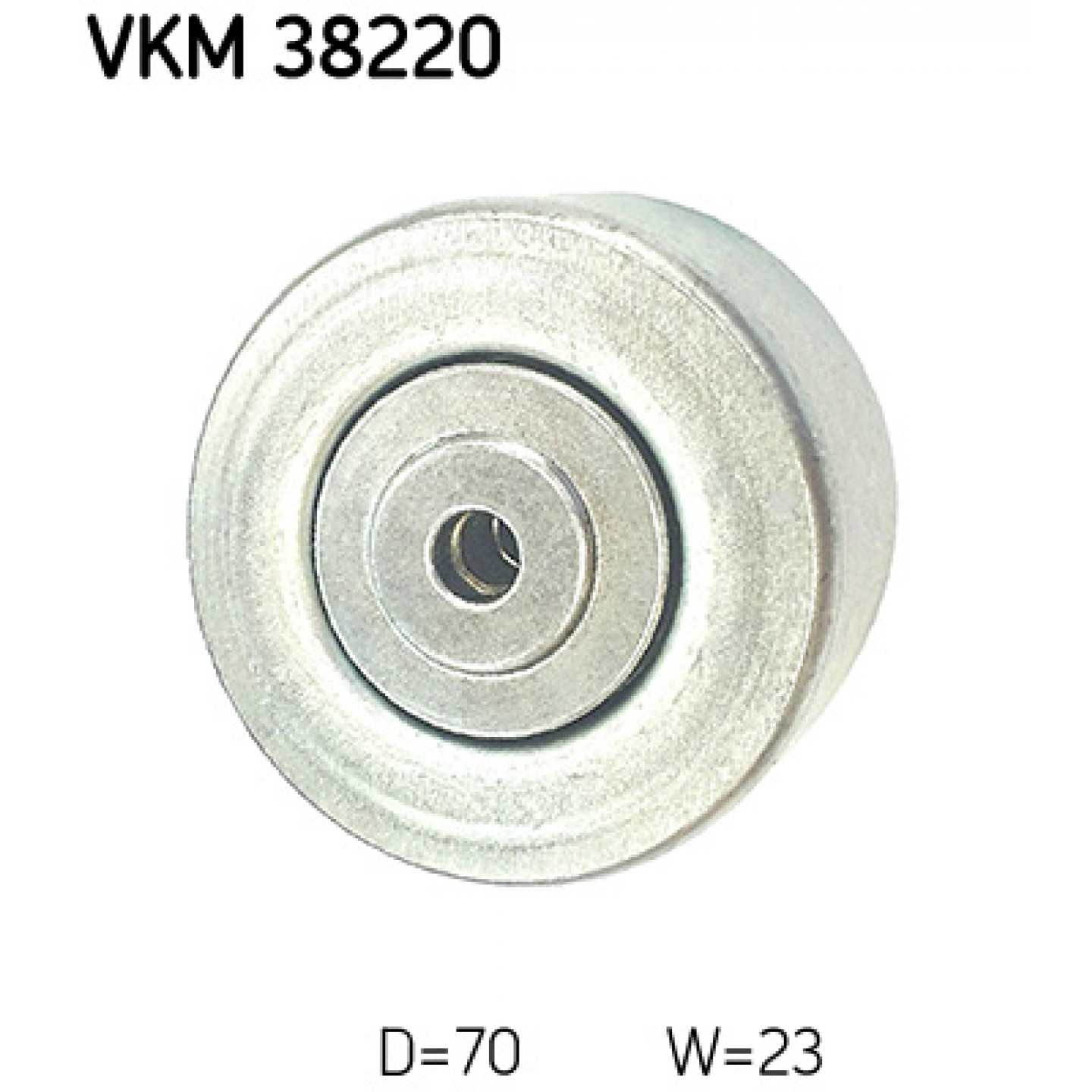 Napínací kladka, žebrovaný klínový řemen SKF VKM 38220