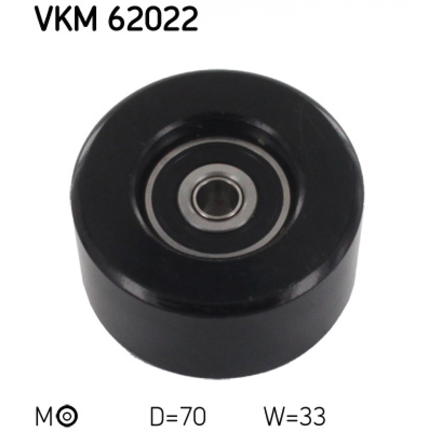 SKF VKM 62028 Rullo tenditore cinghia Poly-V : 70mm