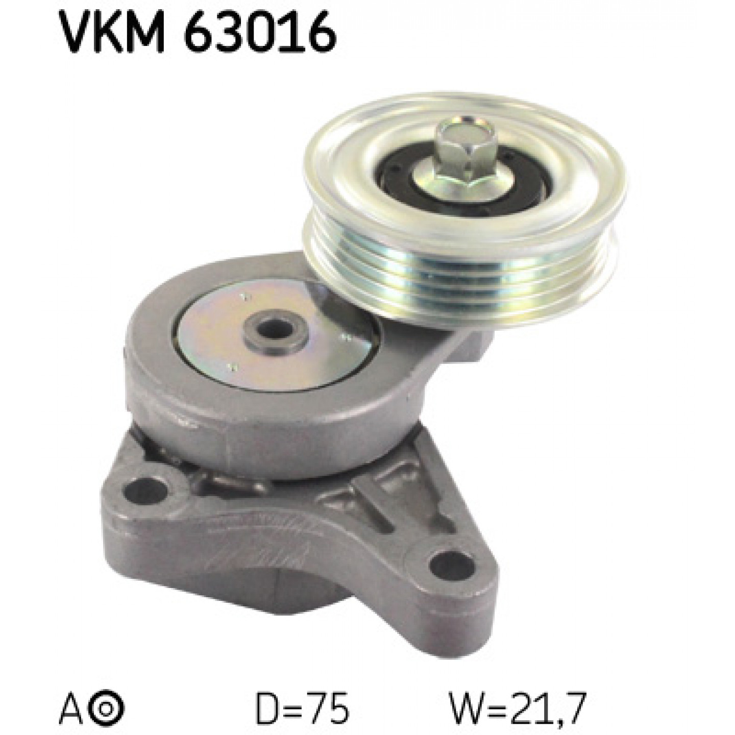 Rolo tensor, correia trapezoidal estriada SKF VKM 63016