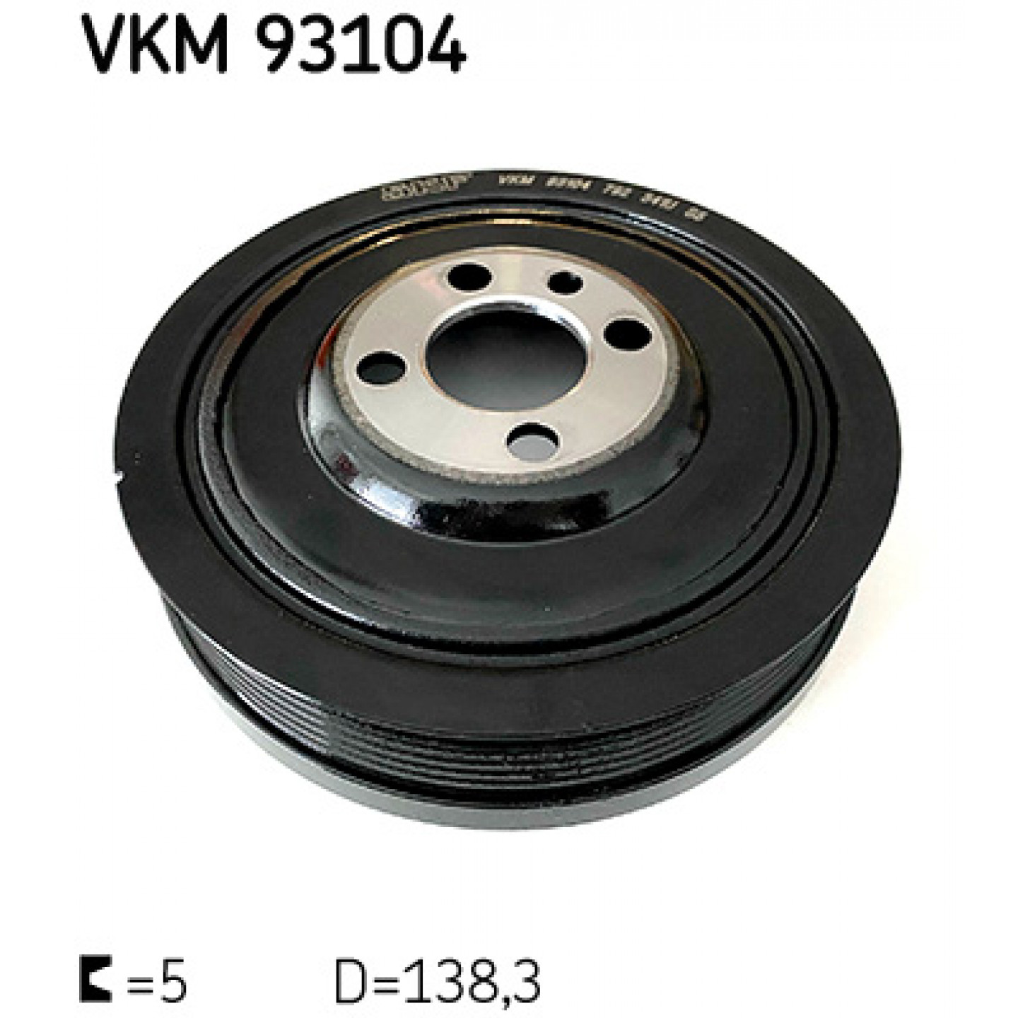 Riemenscheibe, Kurbelwelle SKF VKM 93104