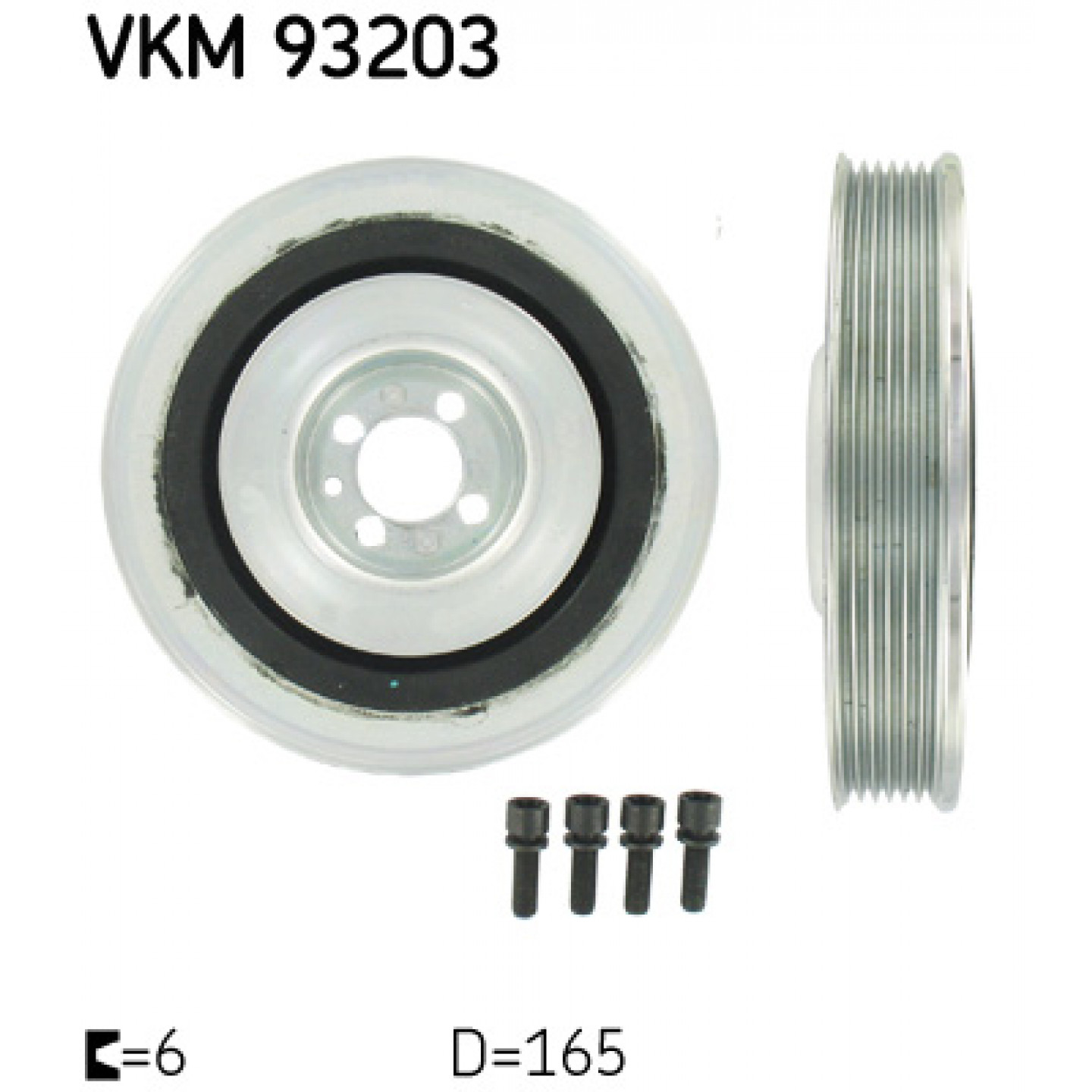 Riemenscheibe, Kurbelwelle SKF VKM 93203