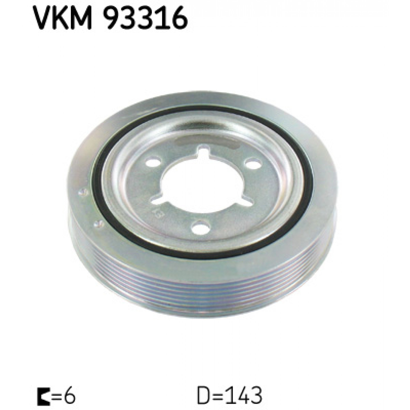 Riemenscheibe, Kurbelwelle SKF VKM 93316