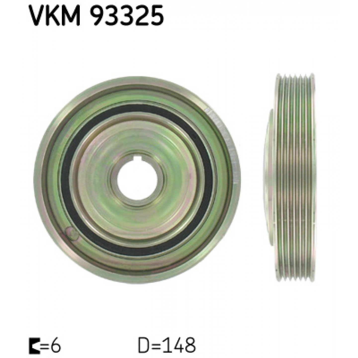 Riemenscheibe, Kurbelwelle SKF VKM 93325