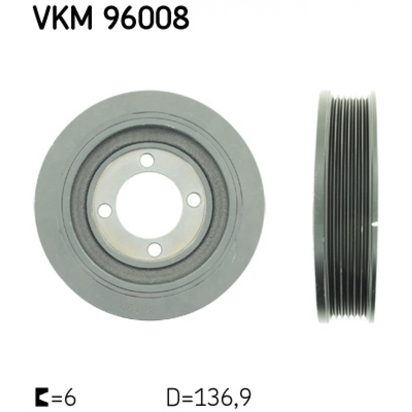 Riemenscheibe, Kurbelwelle SKF VKM 96008