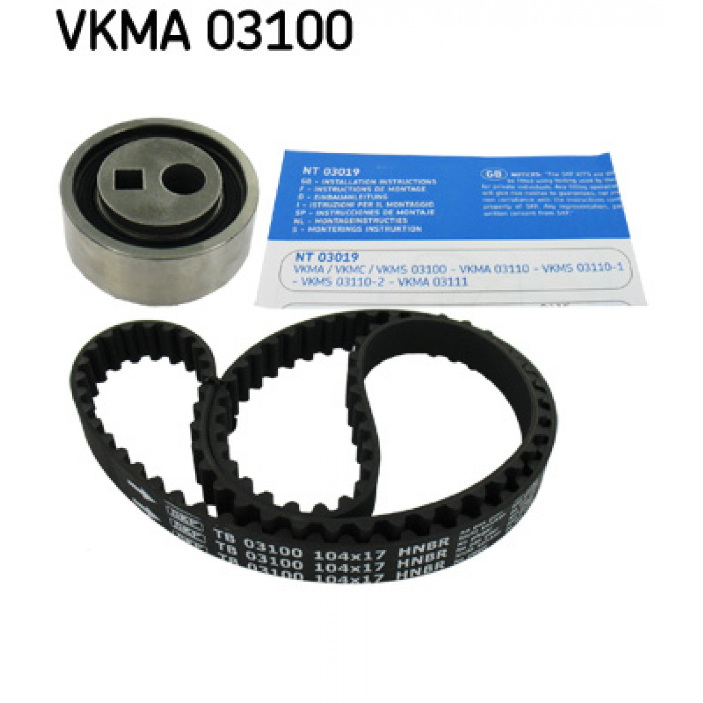 Zahnriemensatz SKF VKMA 03100