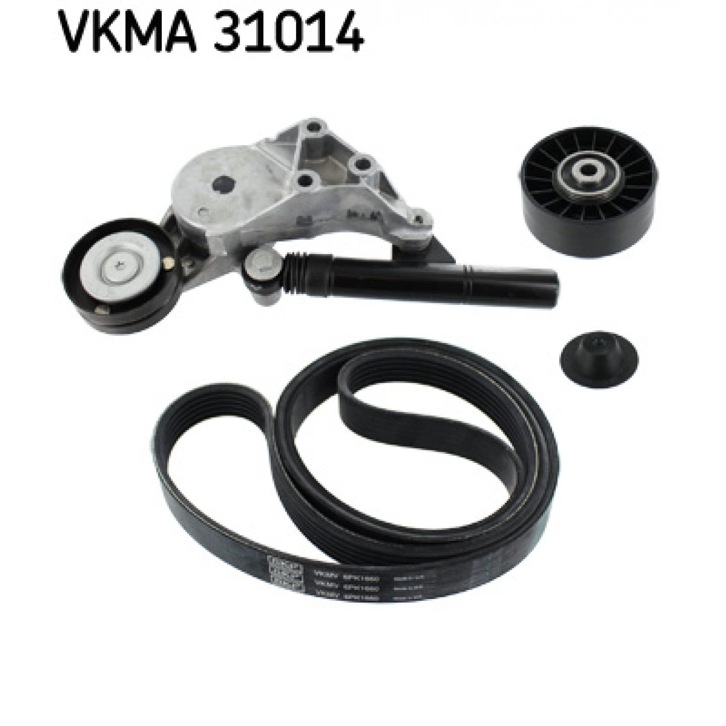 Sada žebrovaných klínových řemenů SKF VKMA 31014