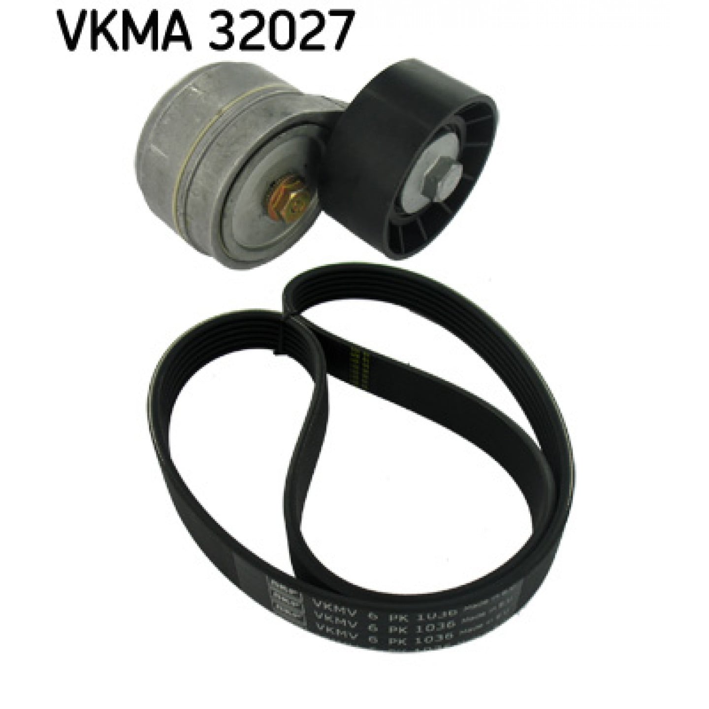 Sada žebrovaných klínových řemenů SKF VKMA 32027