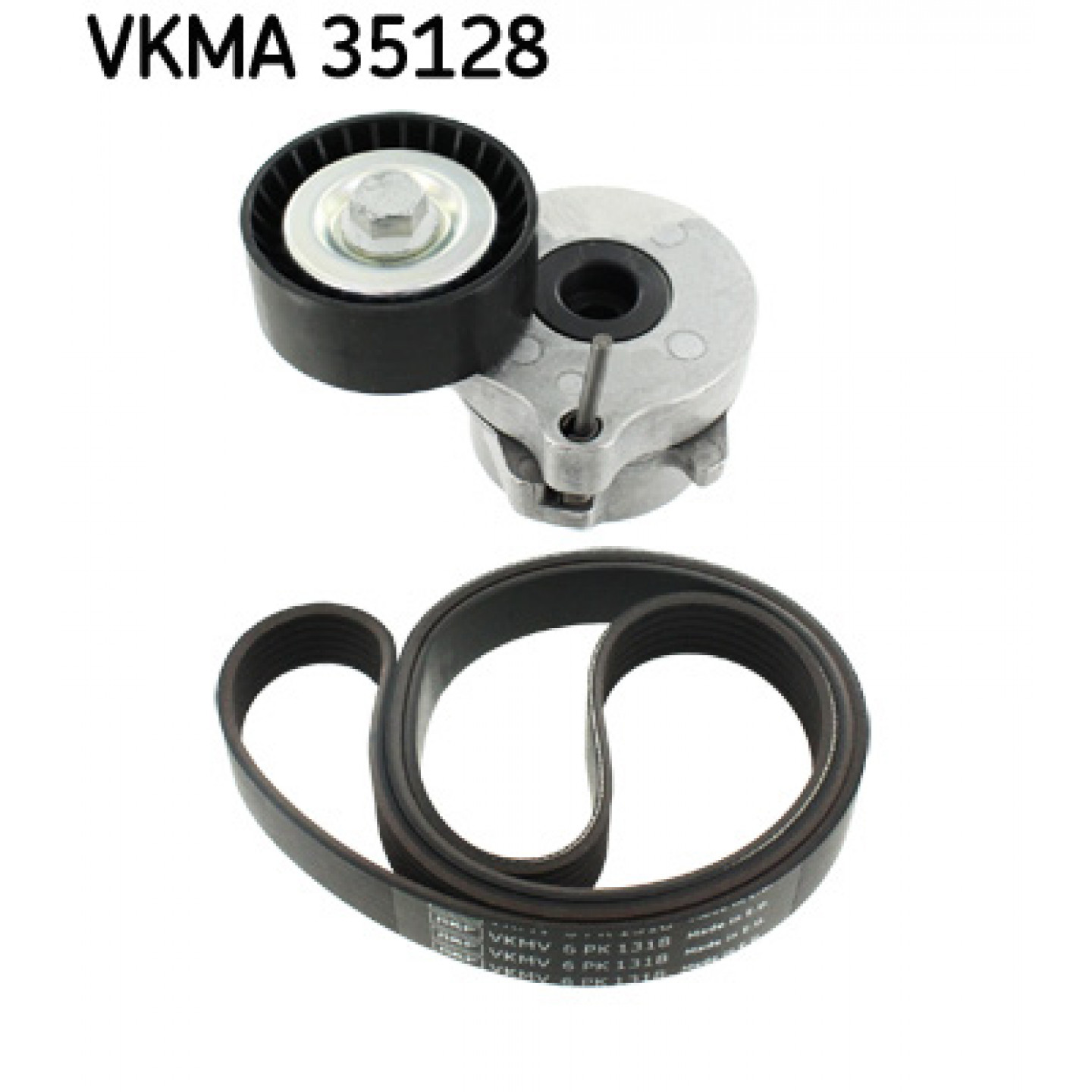 Sada žebrovaných klínových řemenů SKF VKMA 35128