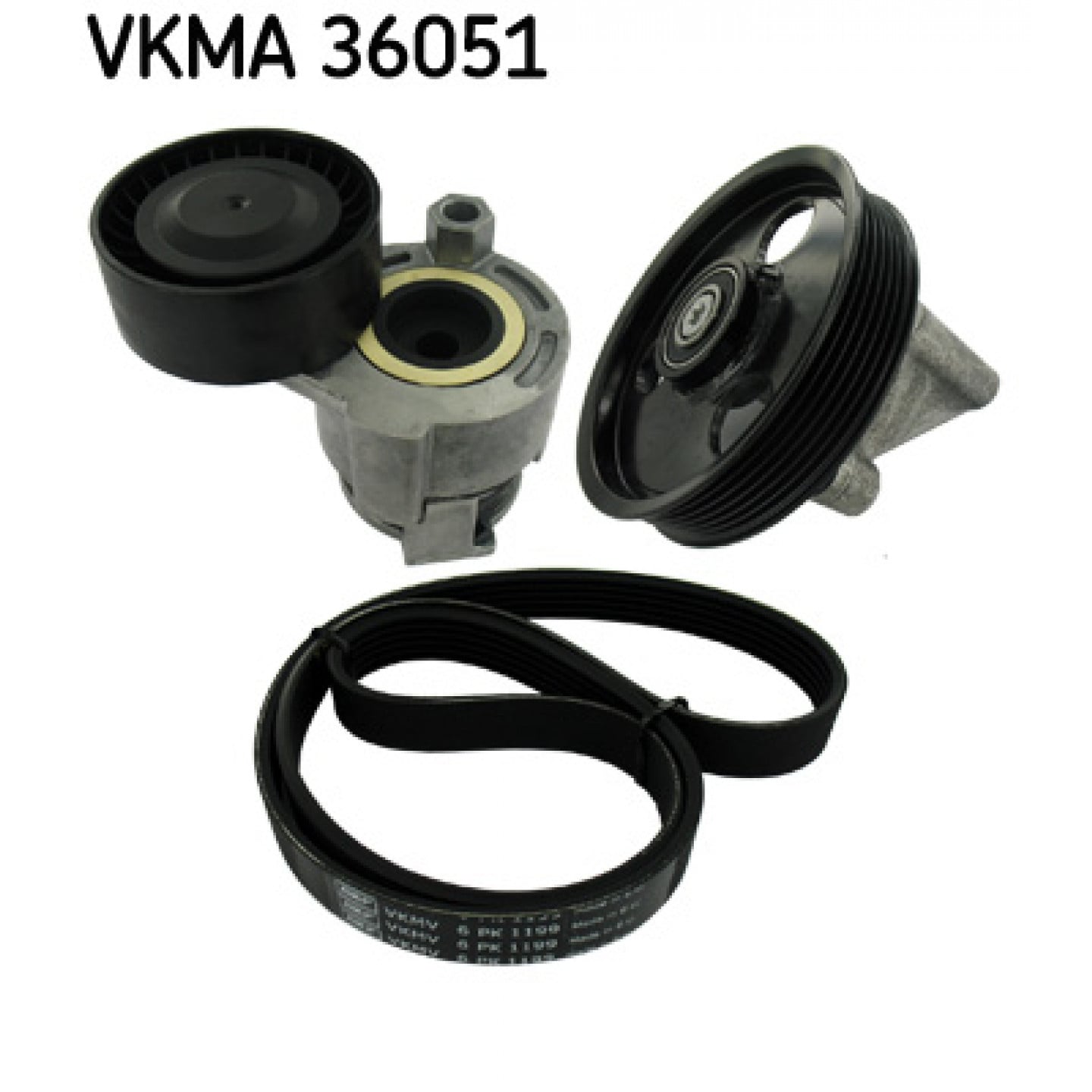 SKF Kit Cinghie Poly-V VKMA36060