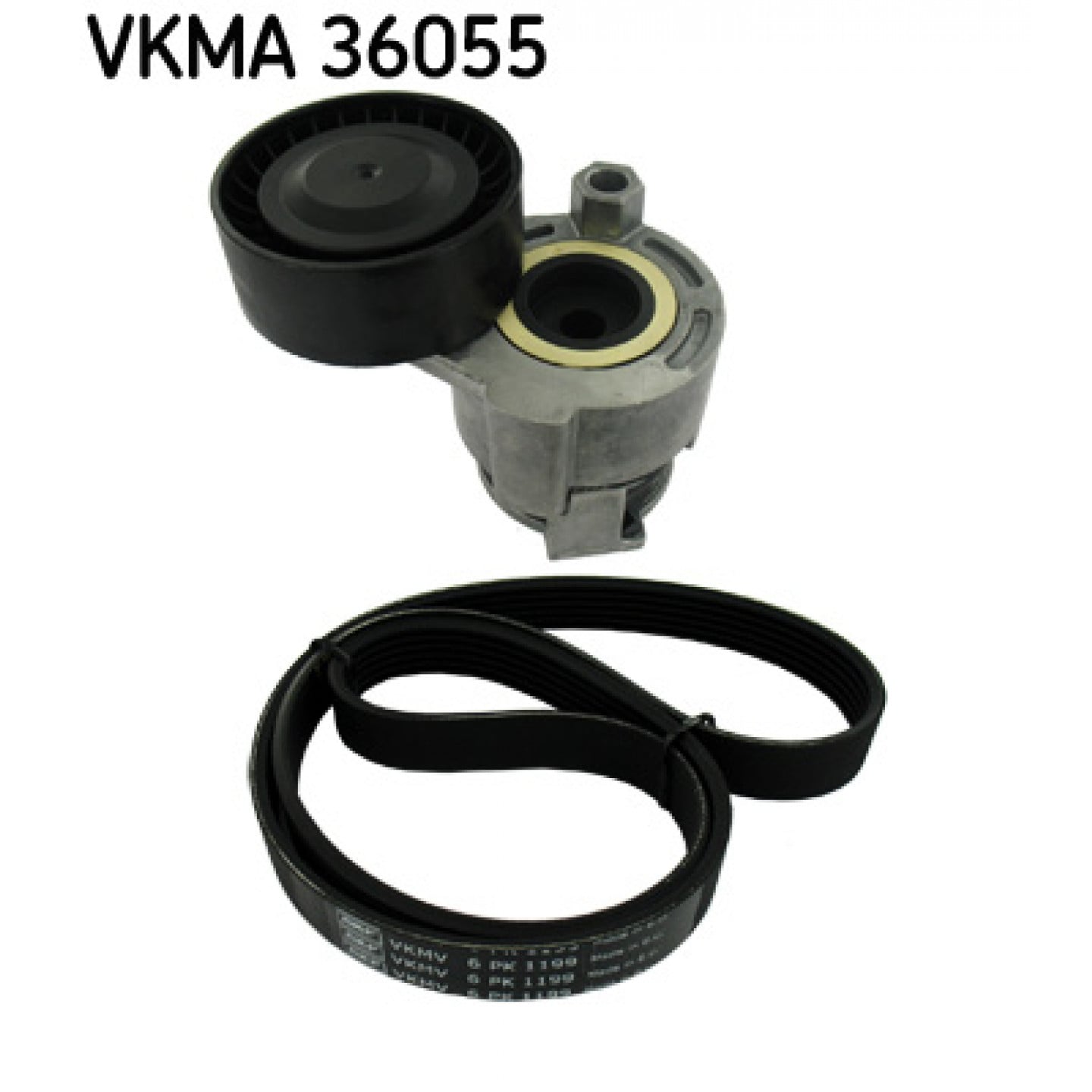 Sada žebrovaných klínových řemenů SKF VKMA 36055