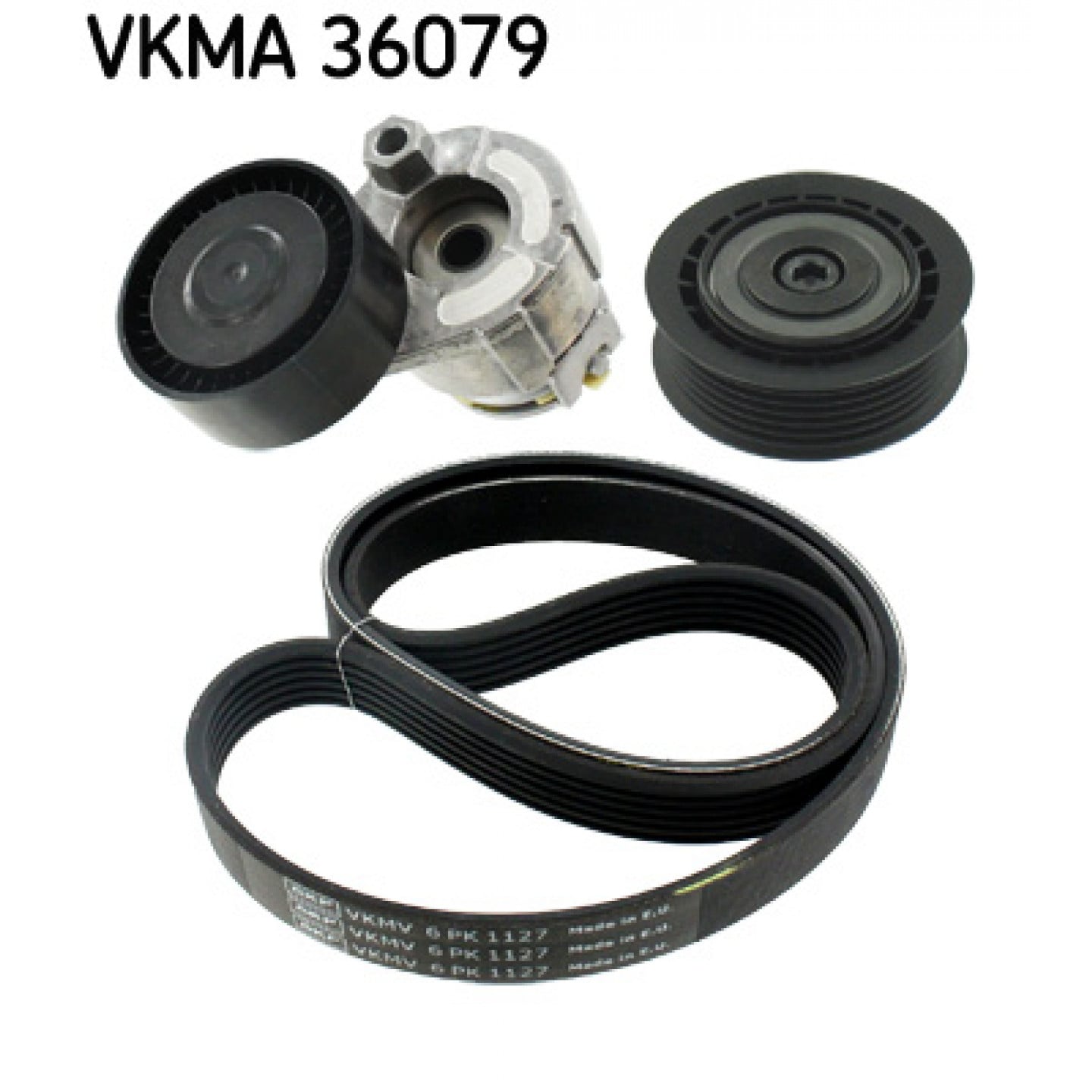 Sada žebrovaných klínových řemenů SKF VKMA 36079