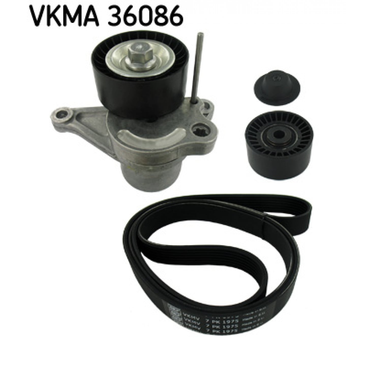 Sada žebrovaných klínových řemenů SKF VKMA 36086