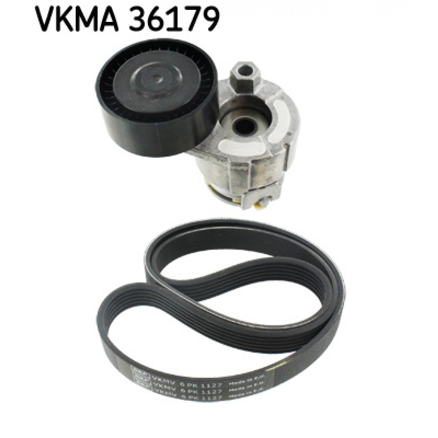 Sada žebrovaných klínových řemenů SKF VKMA 36179